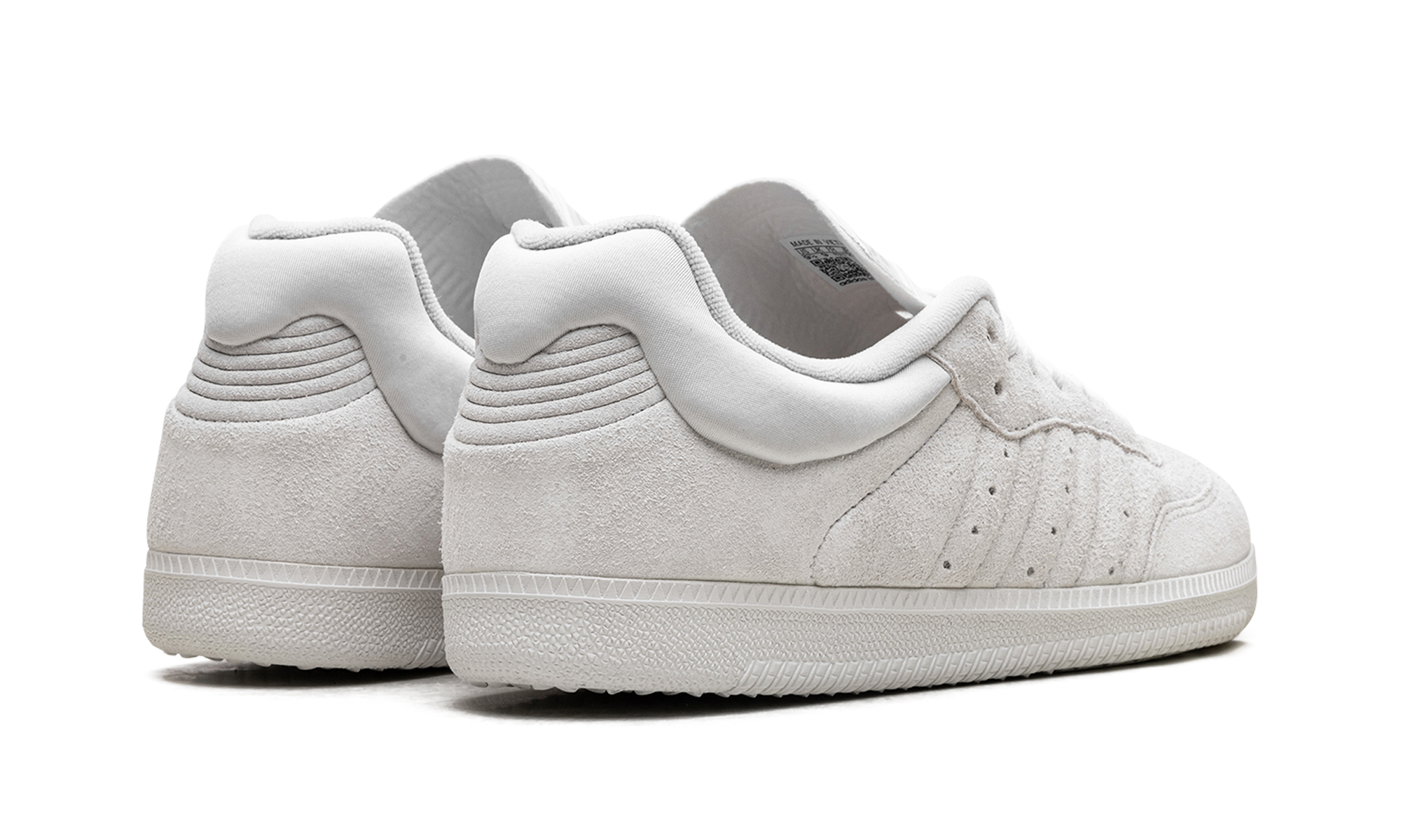 adidas samba dingyun zhang white vapour+IF9703+diagnol right behind view