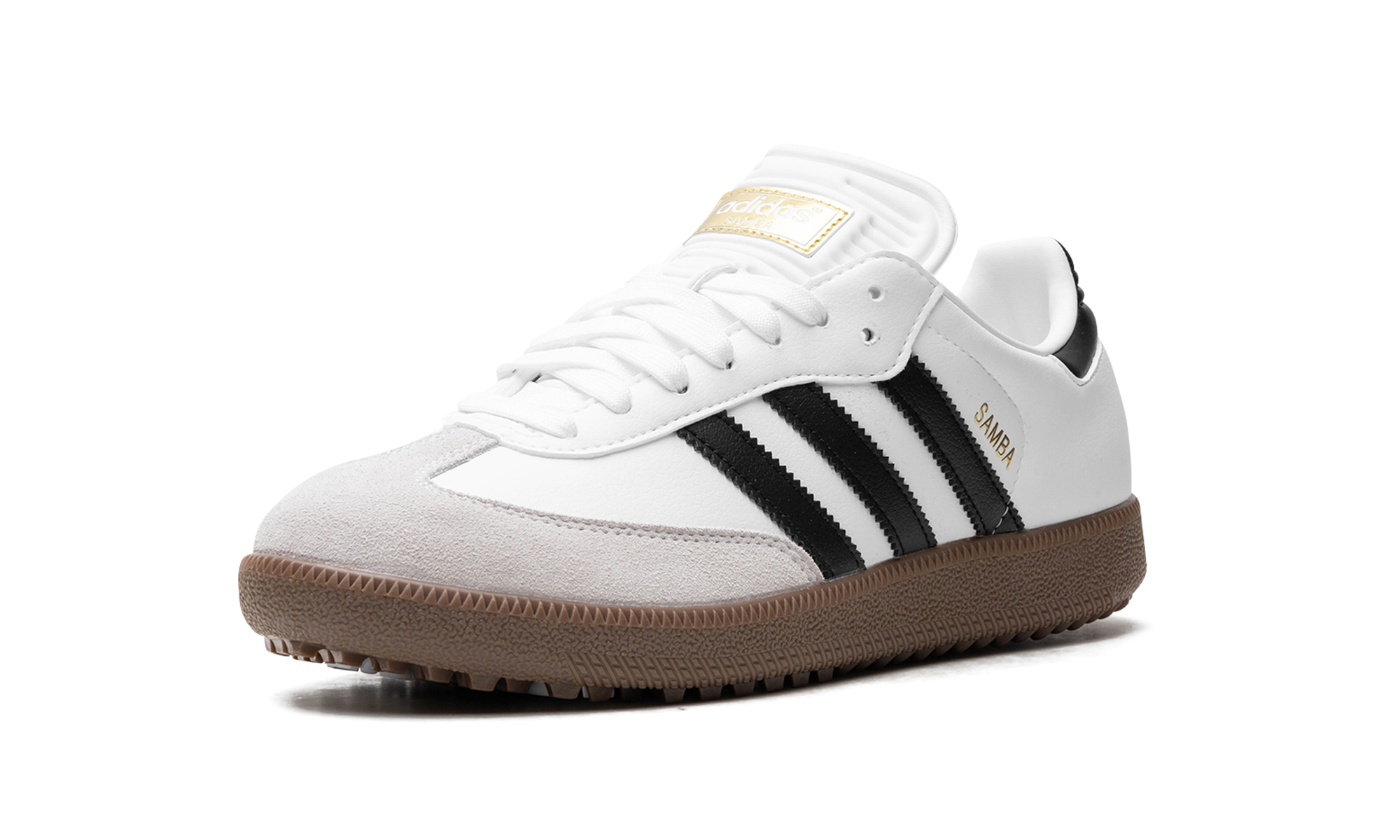 adidas samba golf cloud white core black gum+IH5167+left diagnol single view