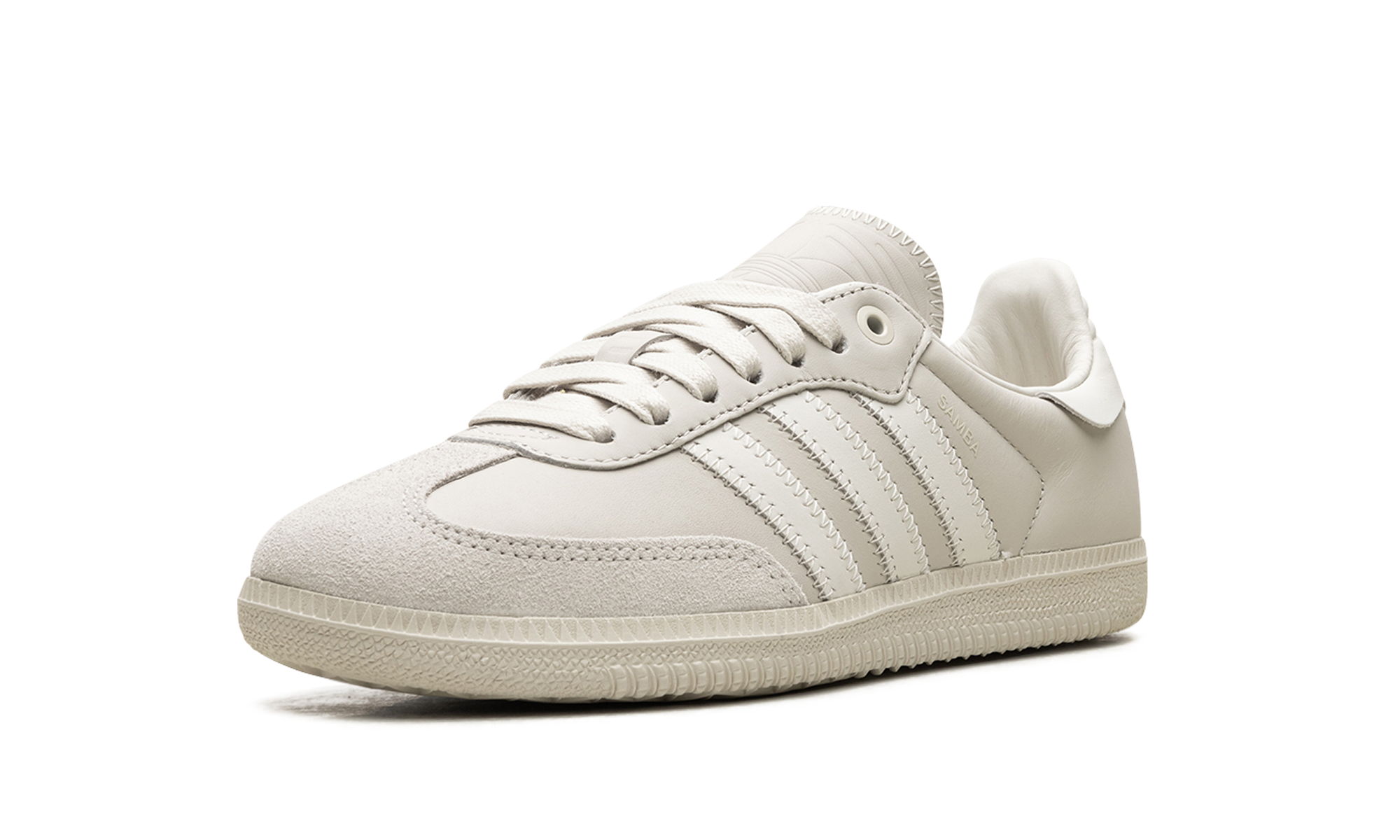 adidas samba humanrace cloud white+ID9067+left diagnol single view