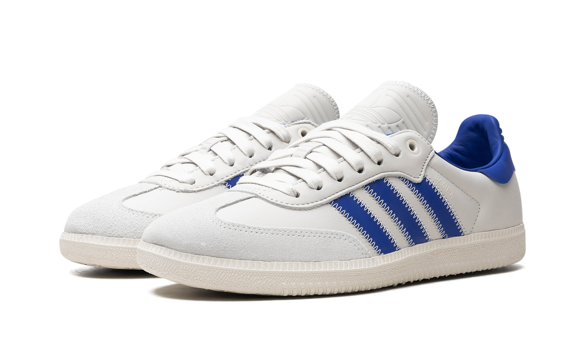 adidas samba humanrace navy aluminum+IG2088+diagnol left view