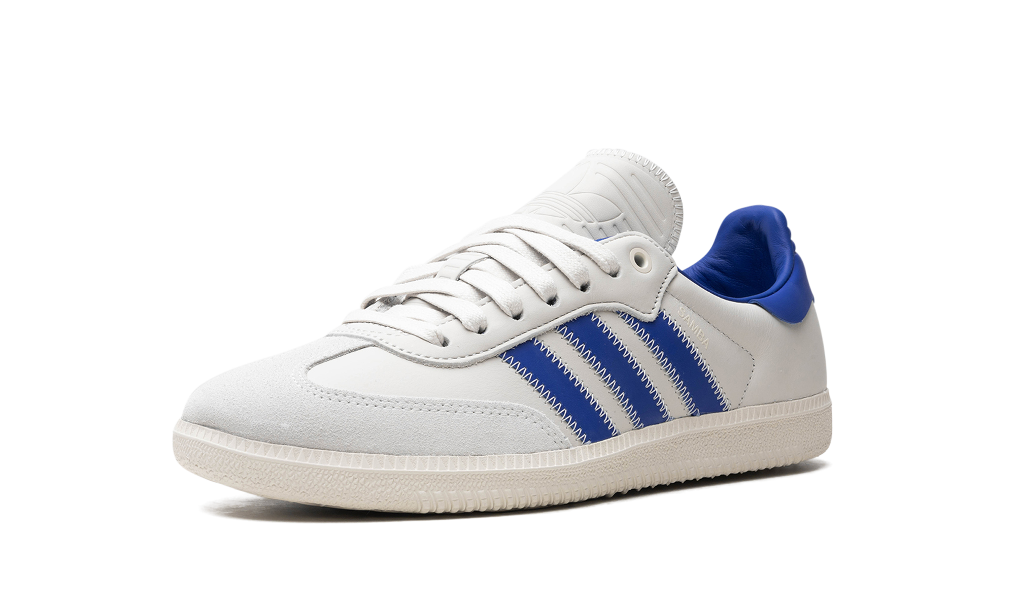 adidas samba humanrace navy aluminum+IG2088+left diagnol single view