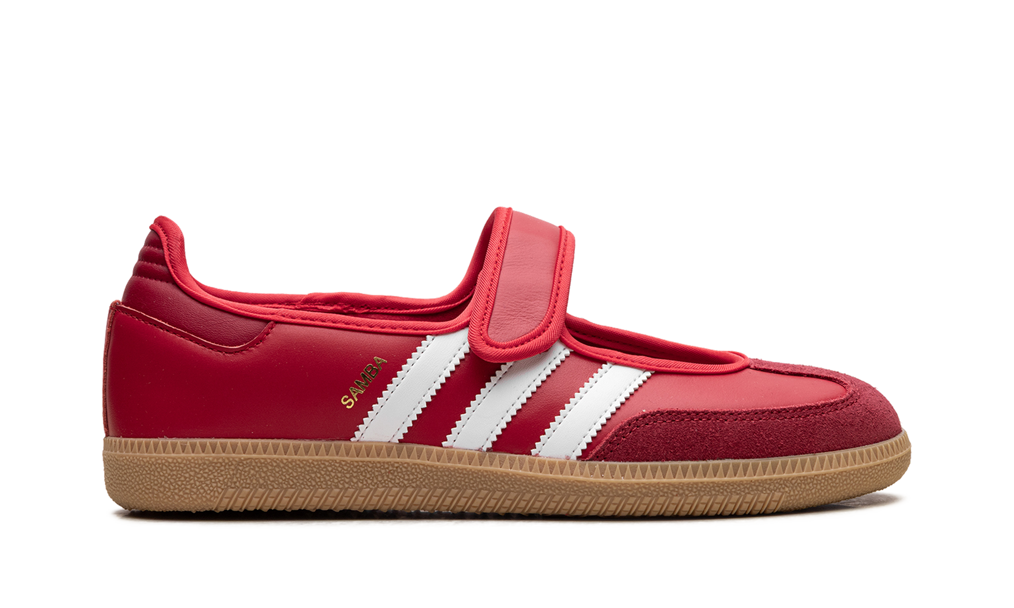 adidas samba jane scarlet white gum women s+JQ6446+right view
