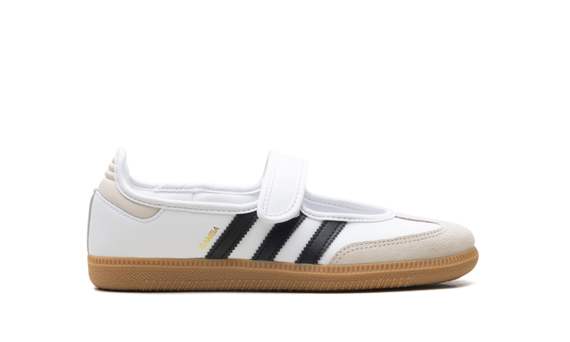 adidas samba jane white black gum gs+JR7436+right view