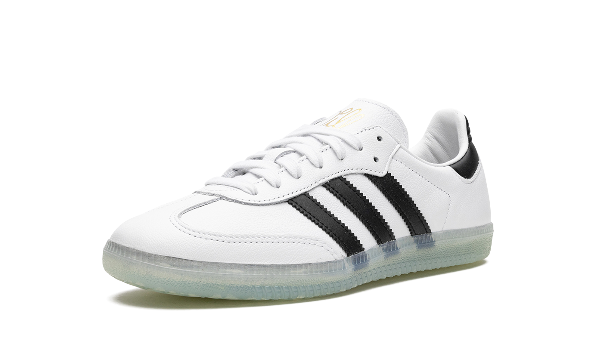 adidas samba jason dill white black+GZ4730+left diagnol single view