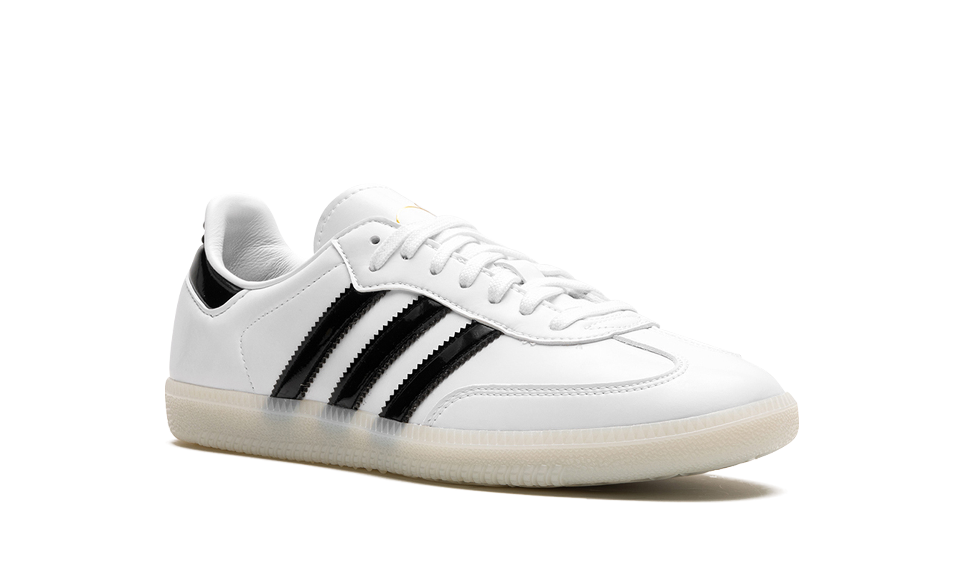 adidas samba jason dill white black patent+IE5158+diagnol right view