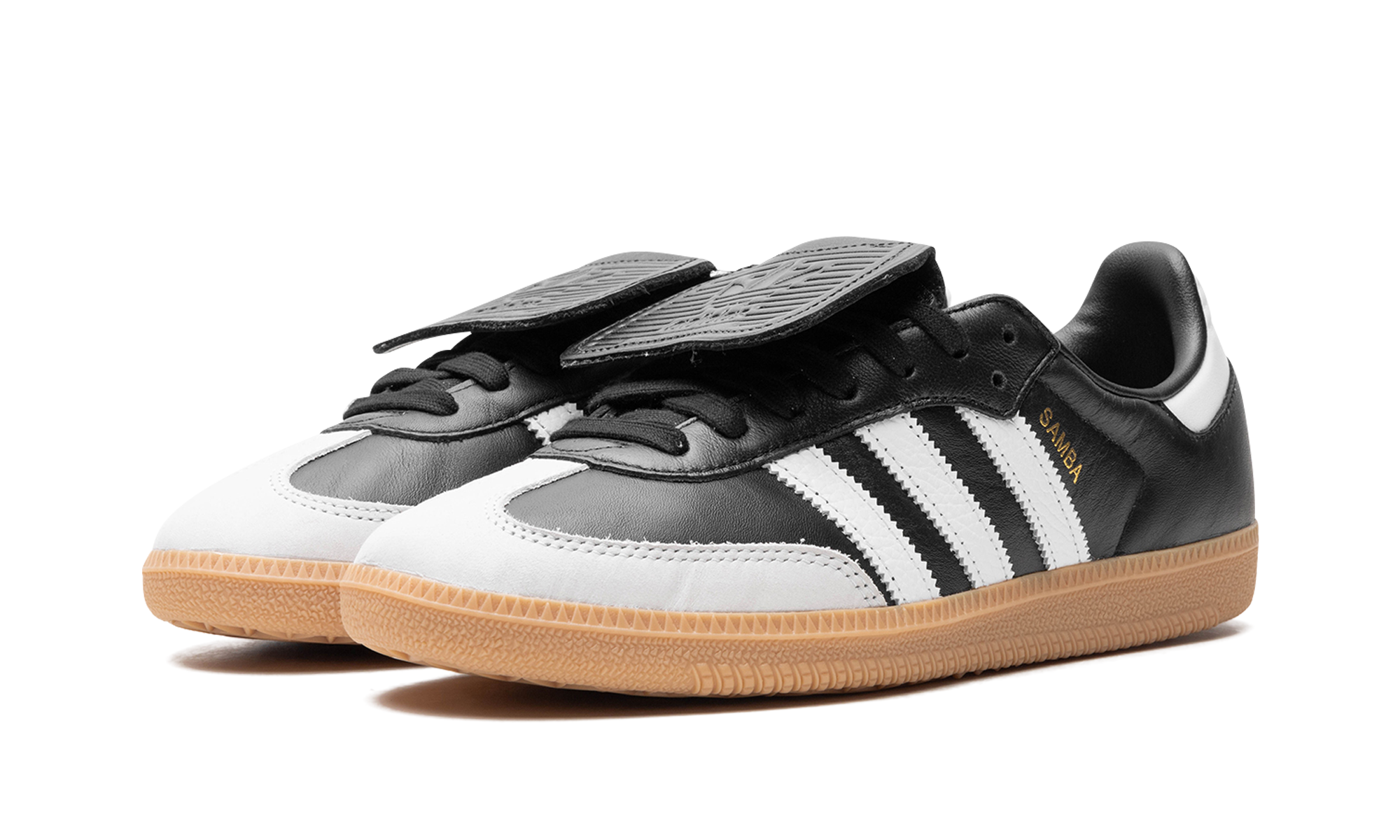 adidas samba lt black white women s+IG2010+diagnol left view