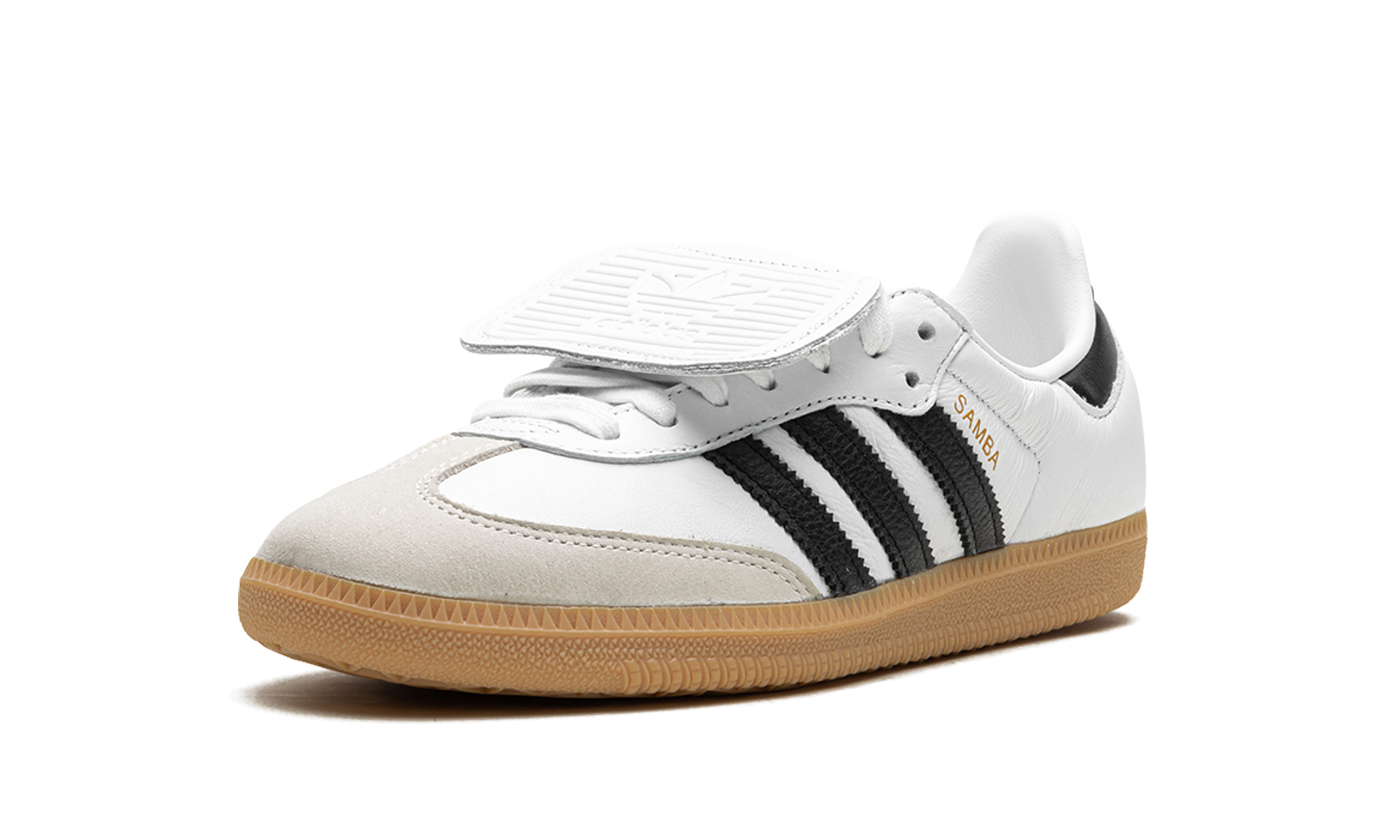 adidas samba lt cloud white core black gum women s+IG4279+left diagnol single view