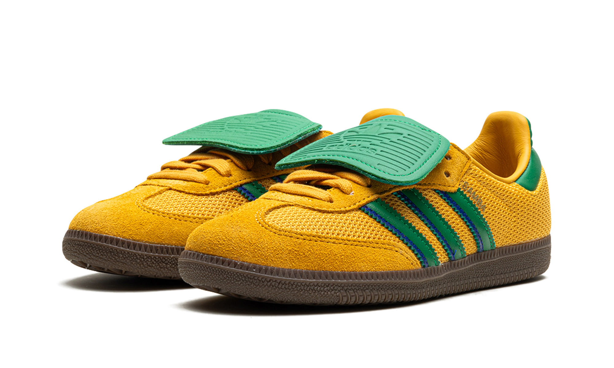 adidas samba lt preloved yellow+IE9165+diagnol left view