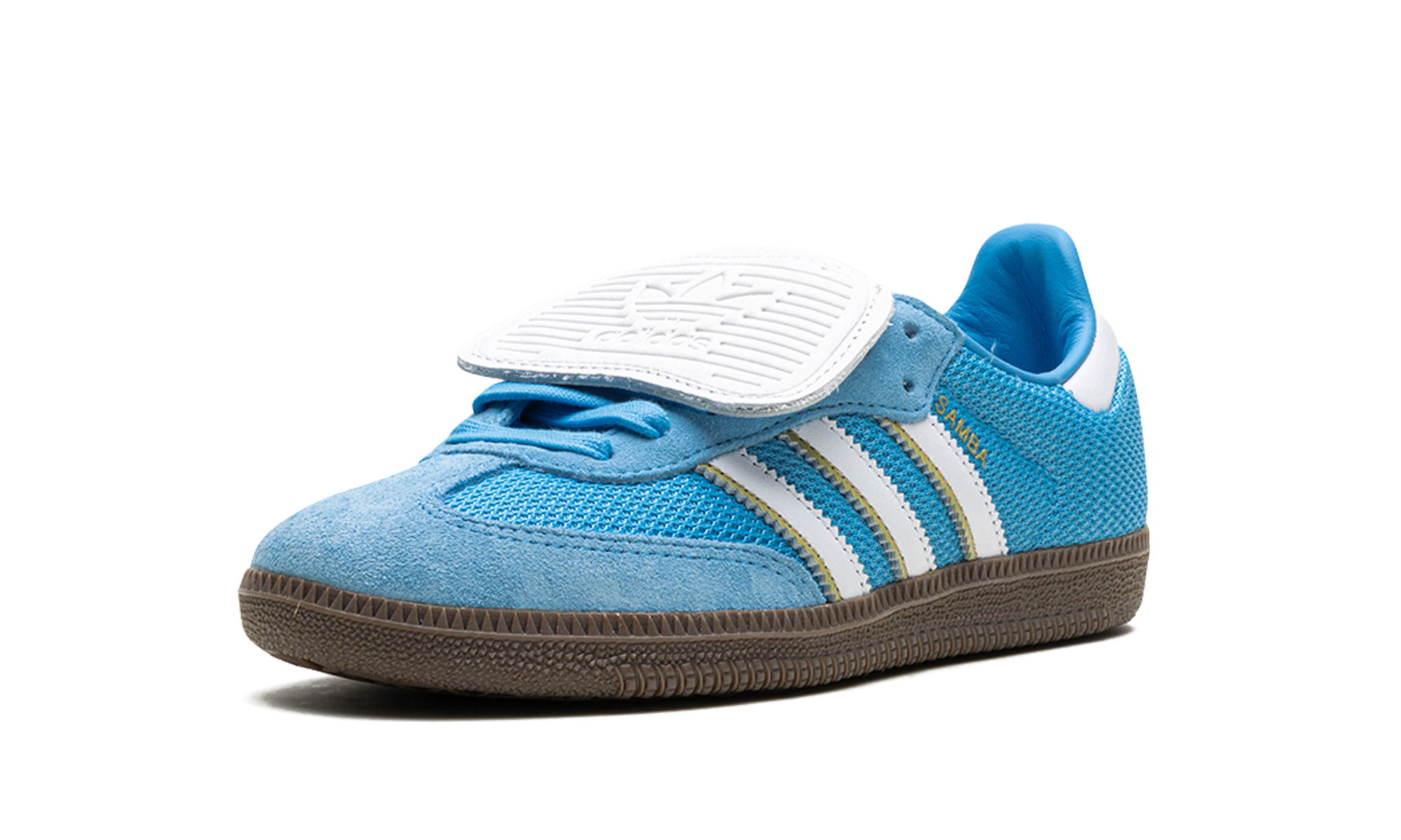 adidas samba lt semi blue burst+IE9170+left diagnol single view