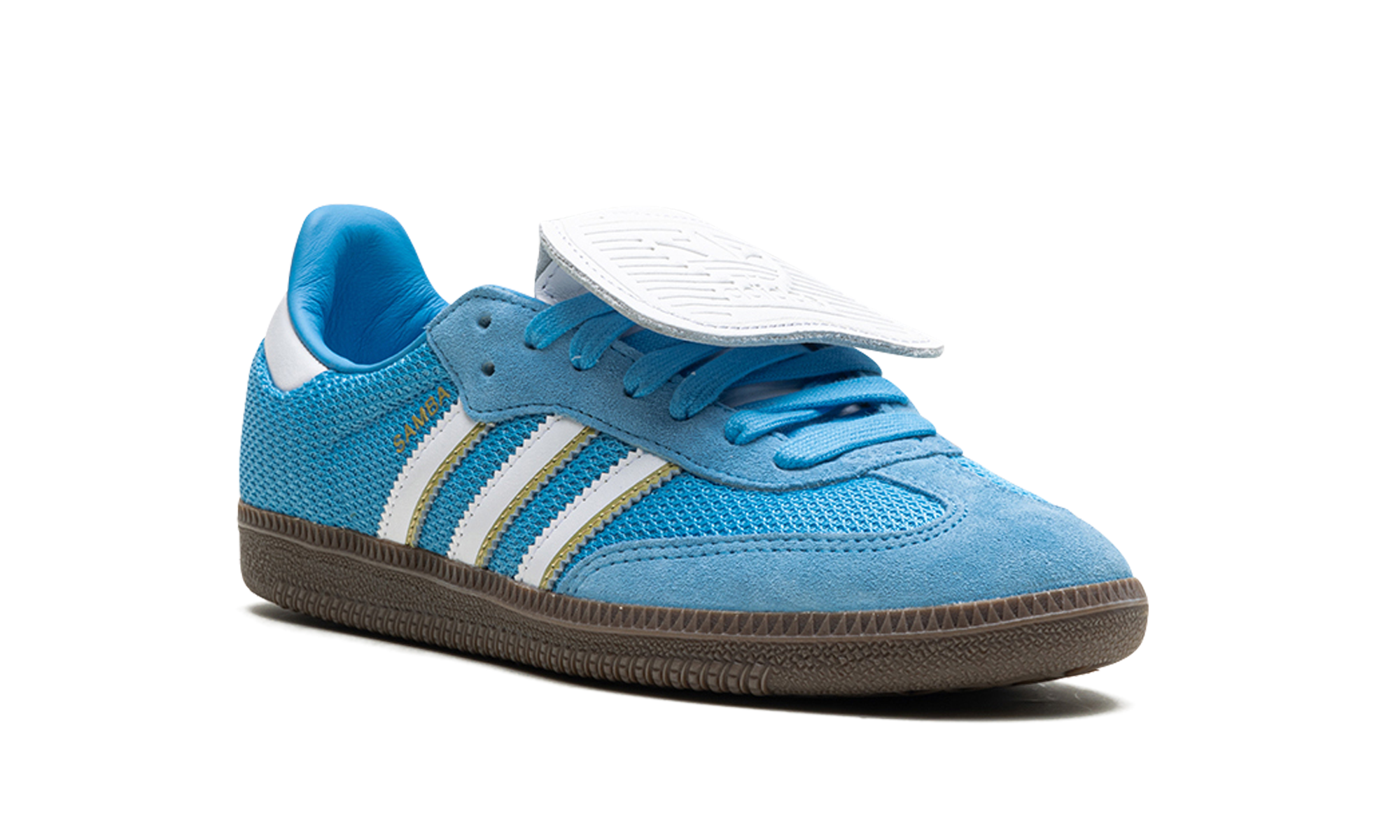 adidas samba lt semi blue burst+IE9170+diagnol right view