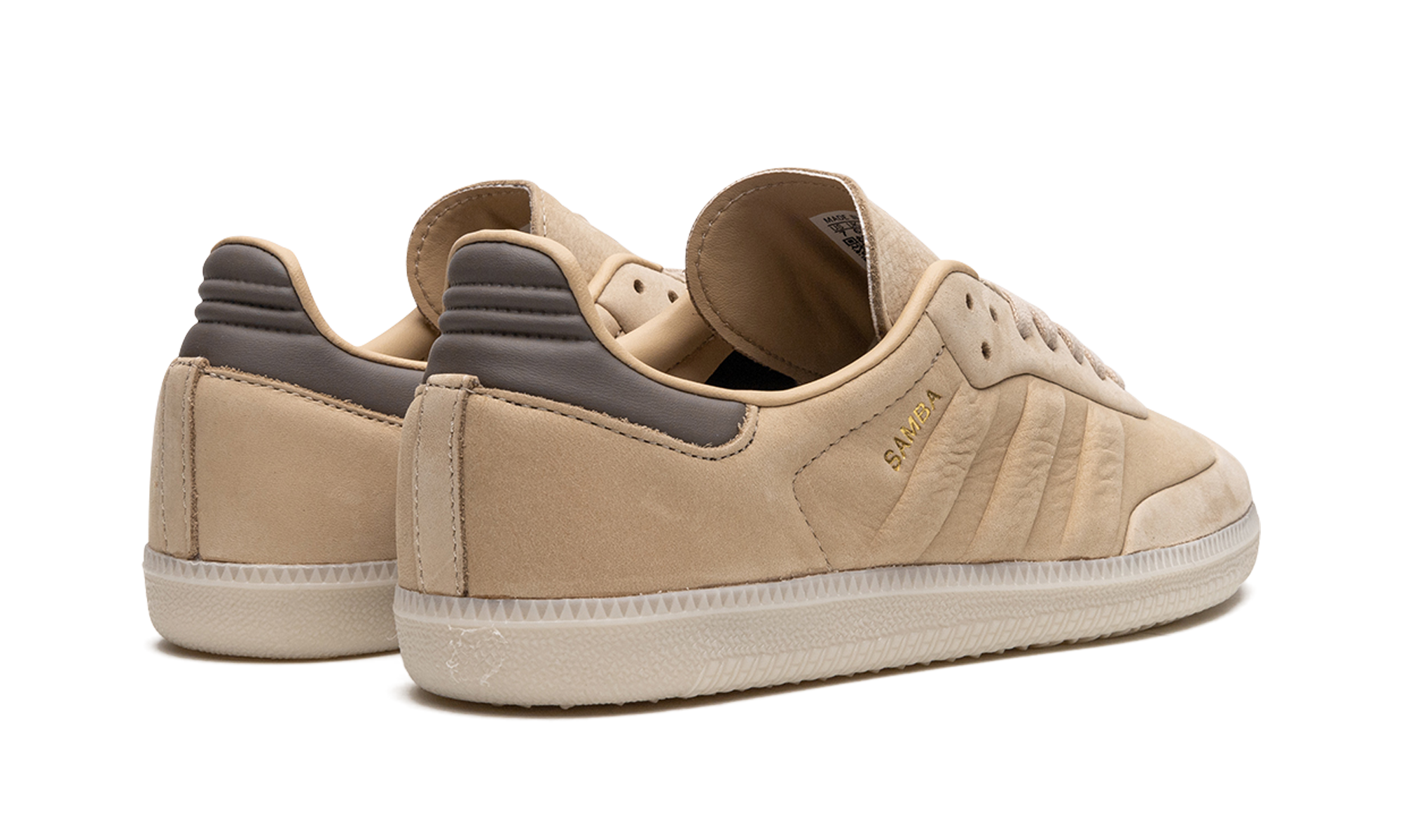 adidas samba magic beige+IG7600+diagnol right behind view