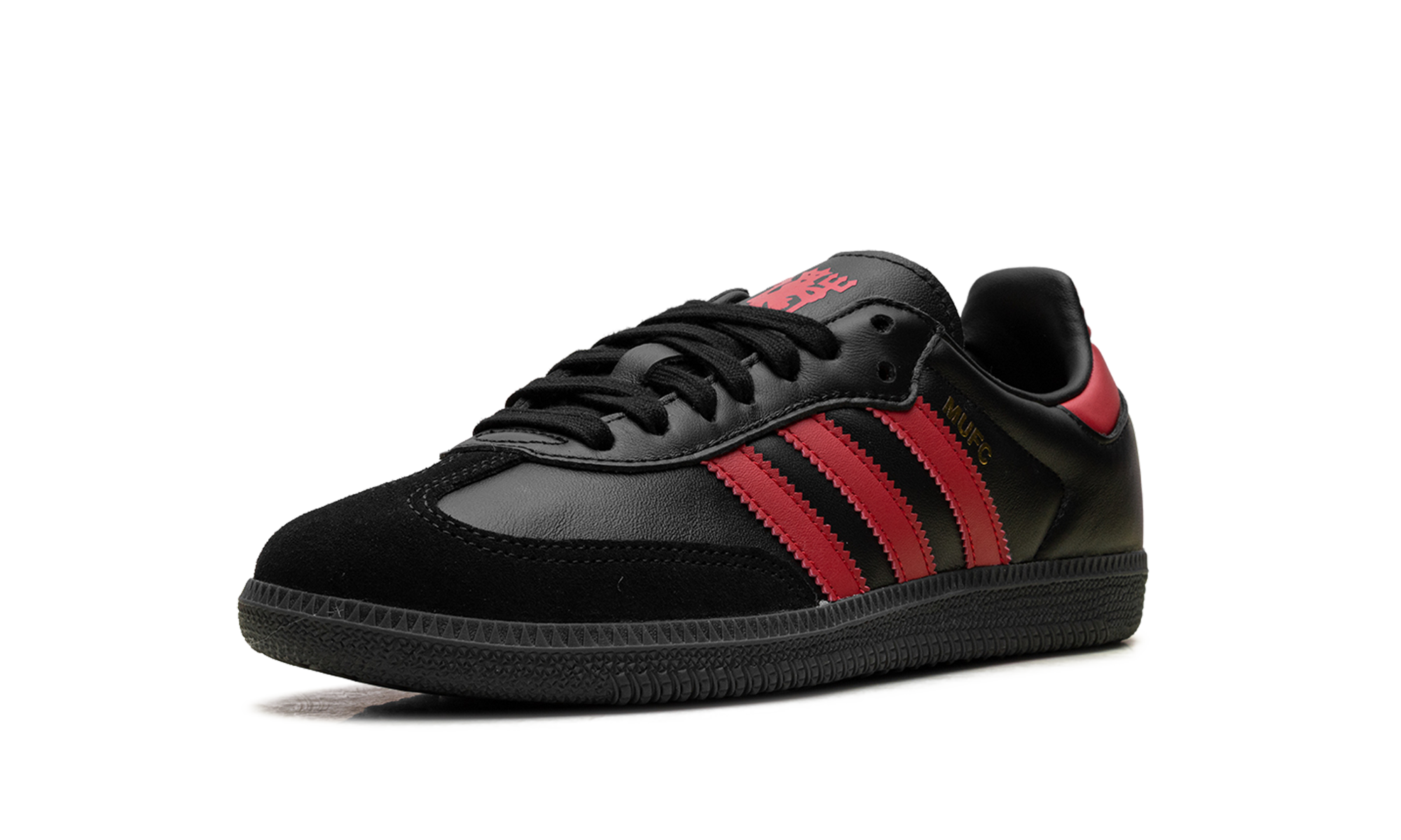 adidas samba manchester united+JQ4036+diagnol right behind view