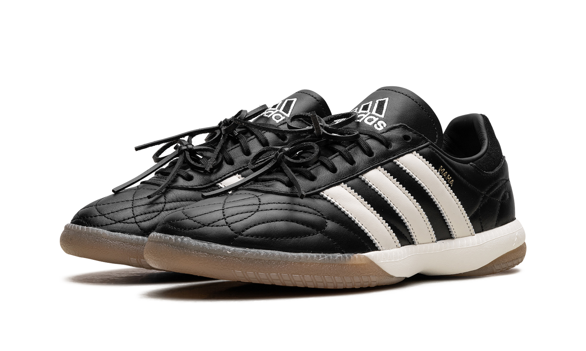 adidas samba millenium naked maha core black+IH3566+diagnol left view
