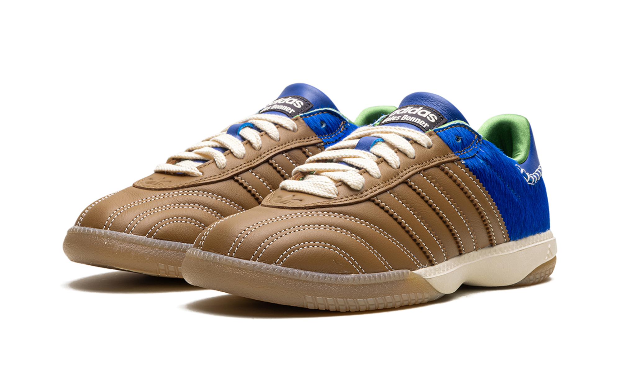 adidas samba millennium wales bonner pony nappa+IF6704+diagnol left view