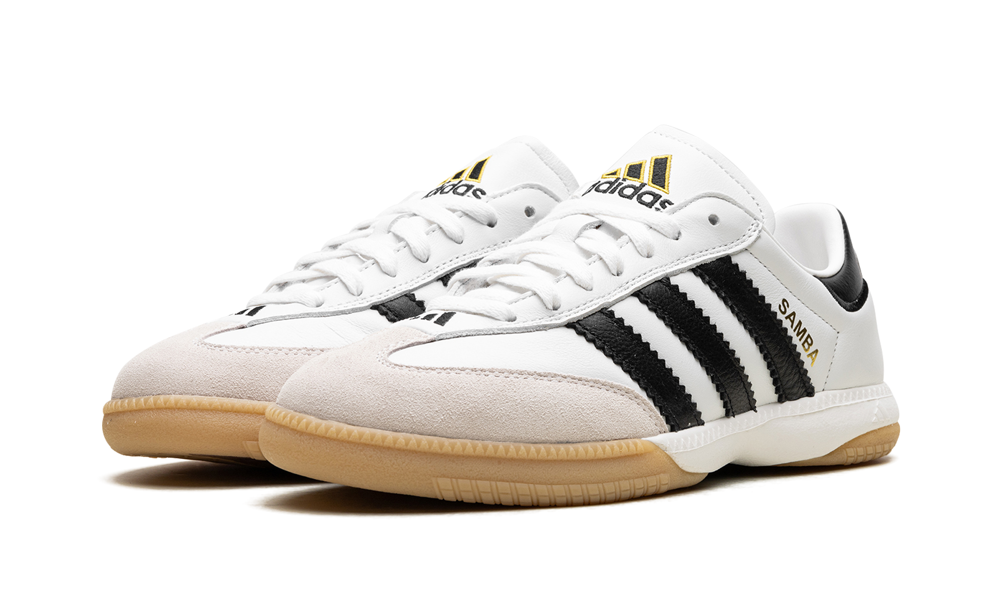 adidas samba millennium white black gum+IF1953+diagnol left view