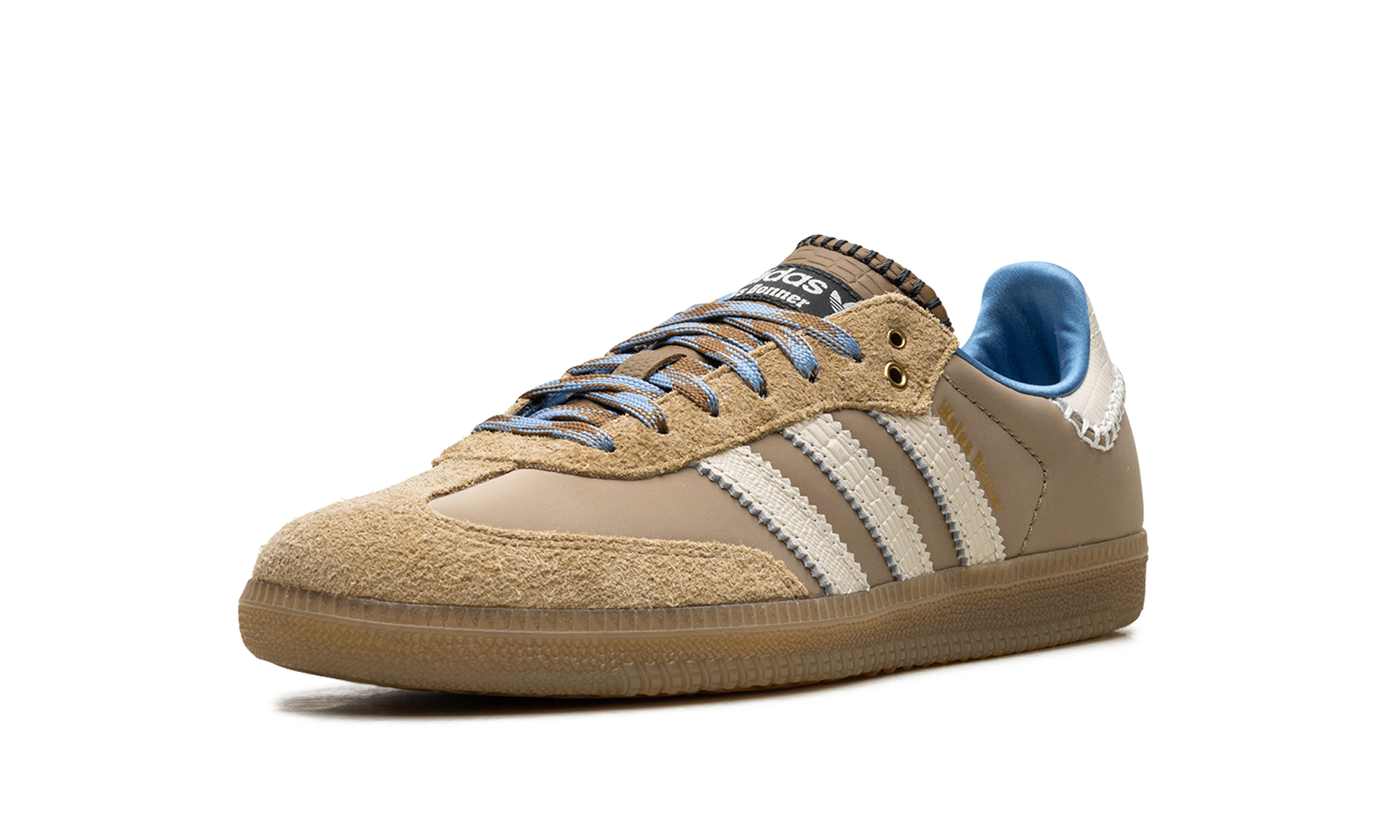 adidas samba nylon wales bonner desert white+IH3261+left diagnol single view