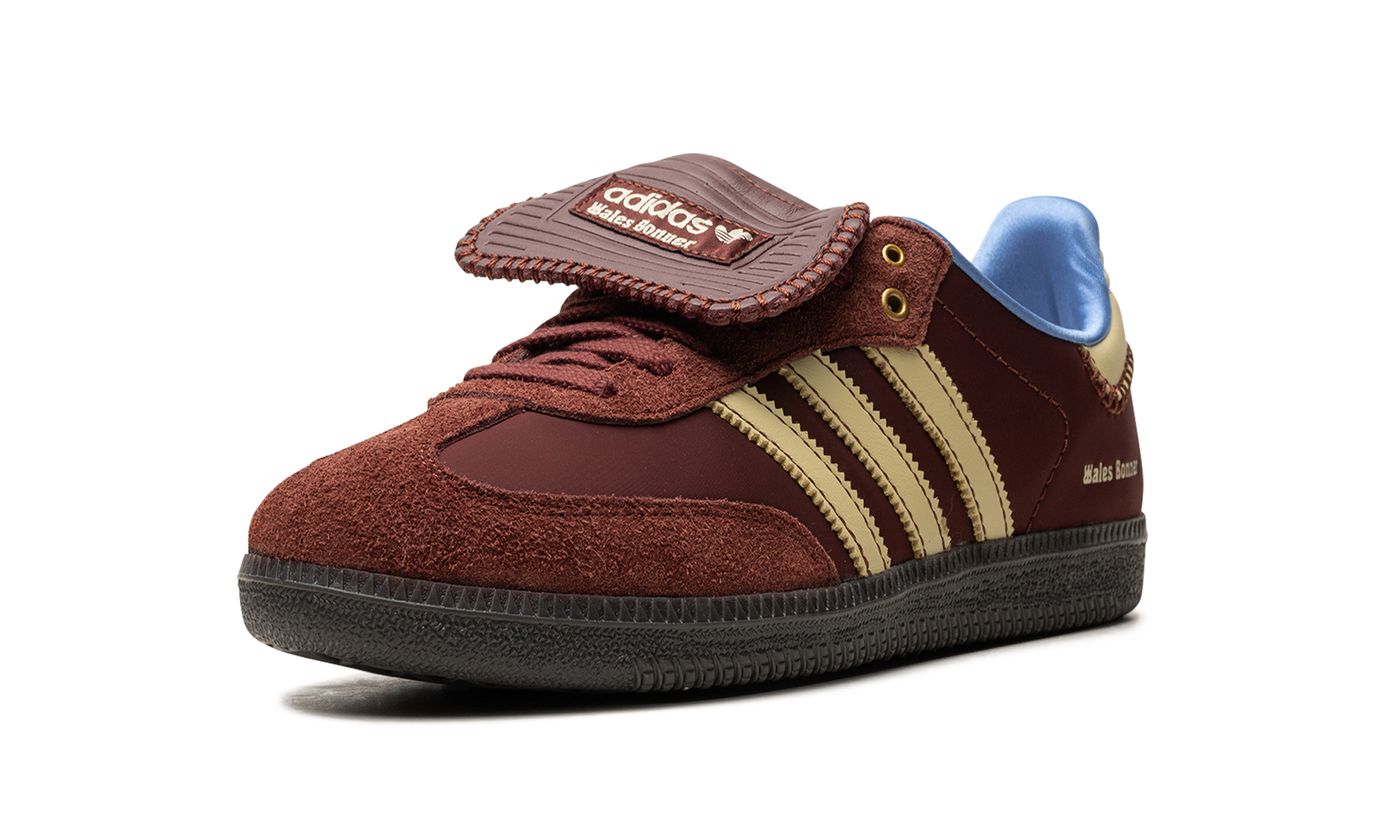 adidas samba nylon wales bonner fox brown+IE0579+left diagnol single view