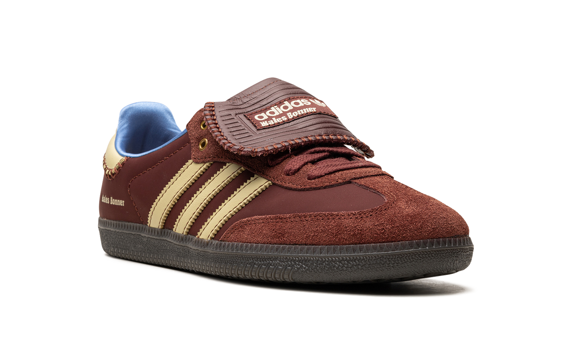 adidas samba nylon wales bonner fox brown+IE0579+diagnol right view