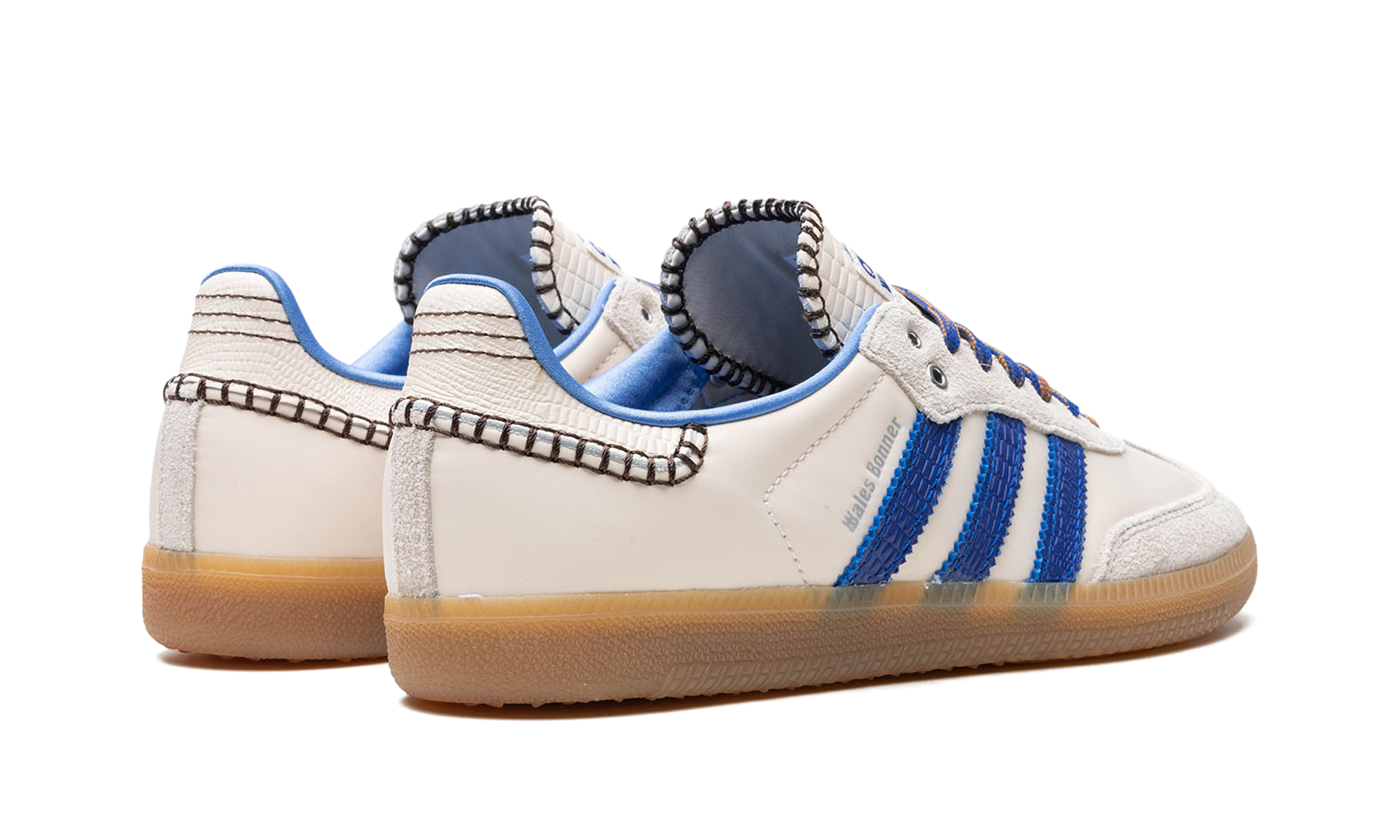 adidas samba nylon wales bonner wonder clay royal+IH7756+diagnol right behind view