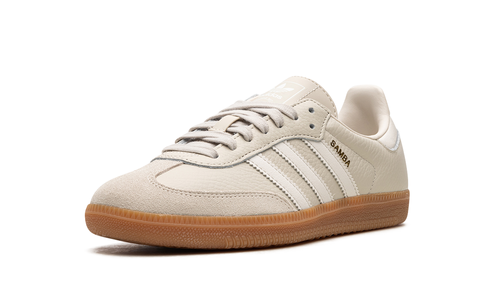 adidas samba og aluminum gum women s+IE7013+left diagnol single view