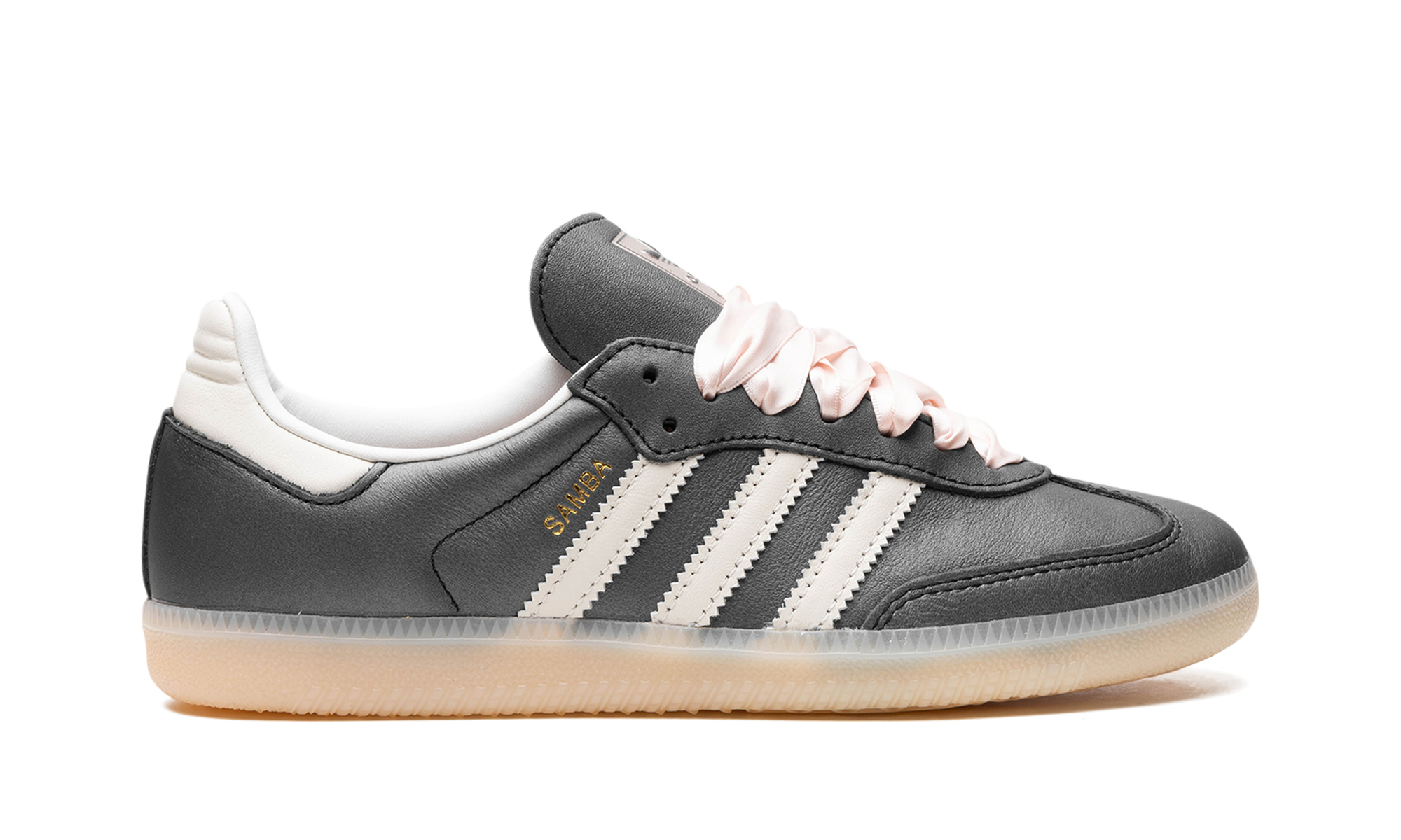adidas samba og black pink ribbon laces women s+IH8047+right view