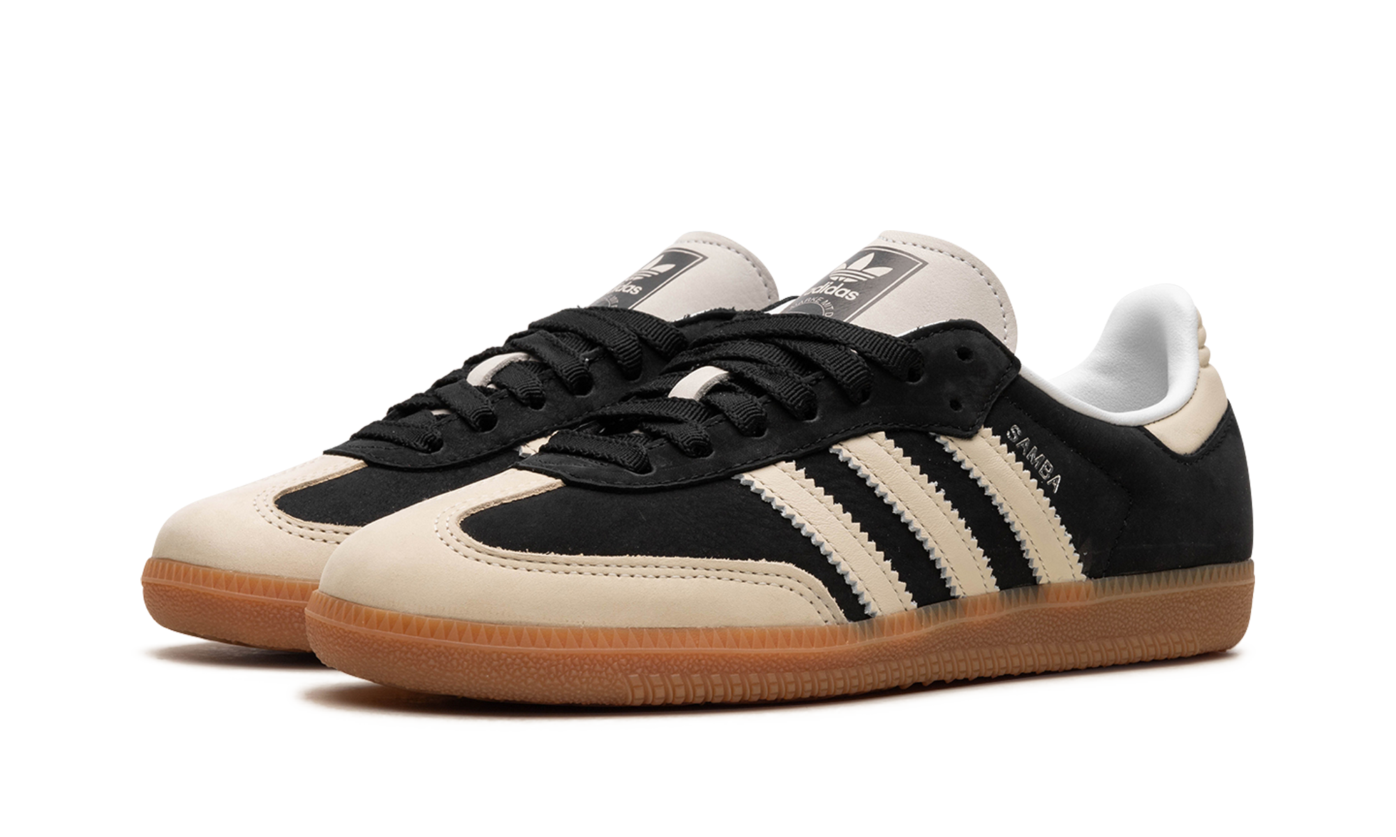 adidas samba og black wonder white women s+IE5836+diagnol left view