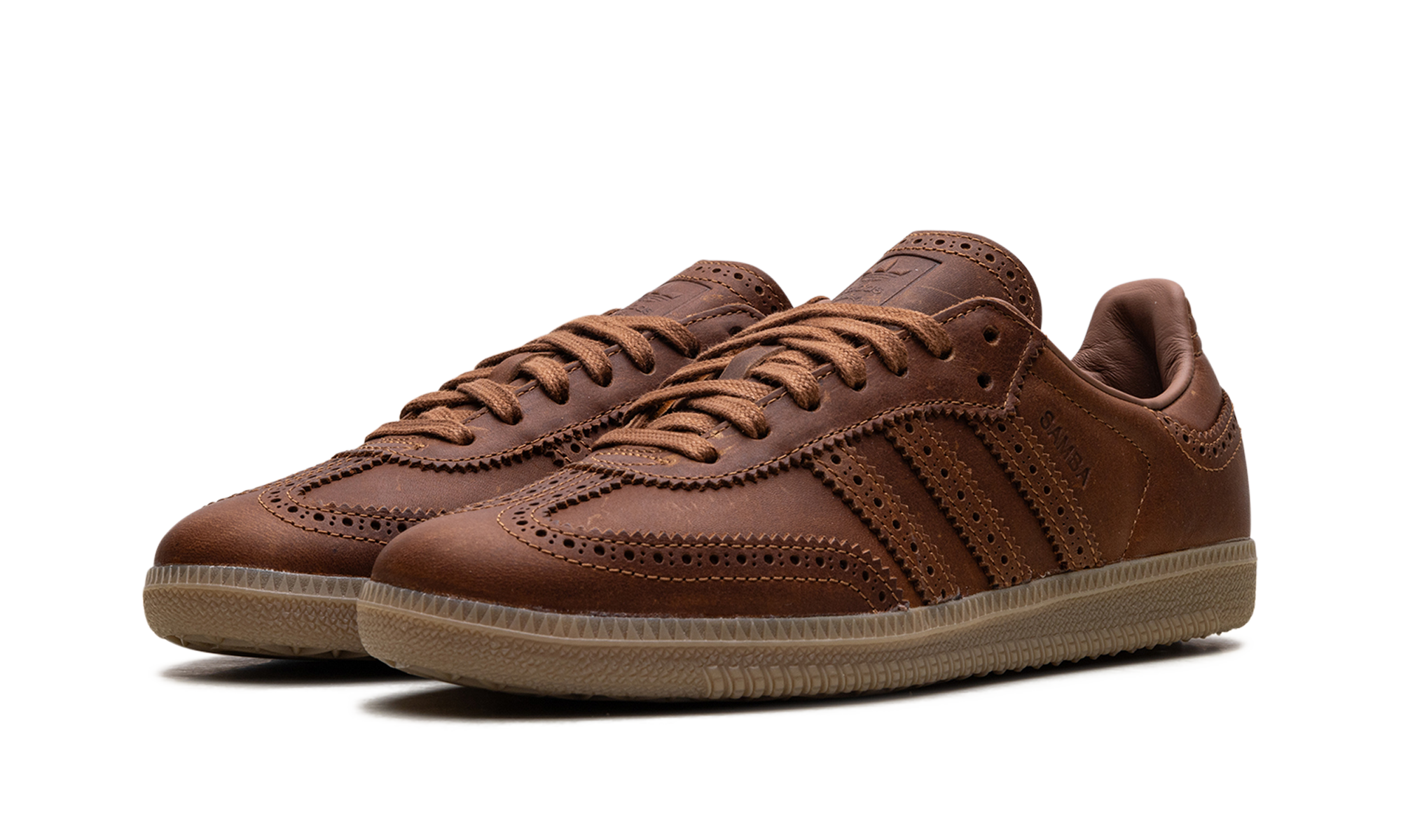 adidas samba og brogue pack dust rust+JI3232+diagnol left view