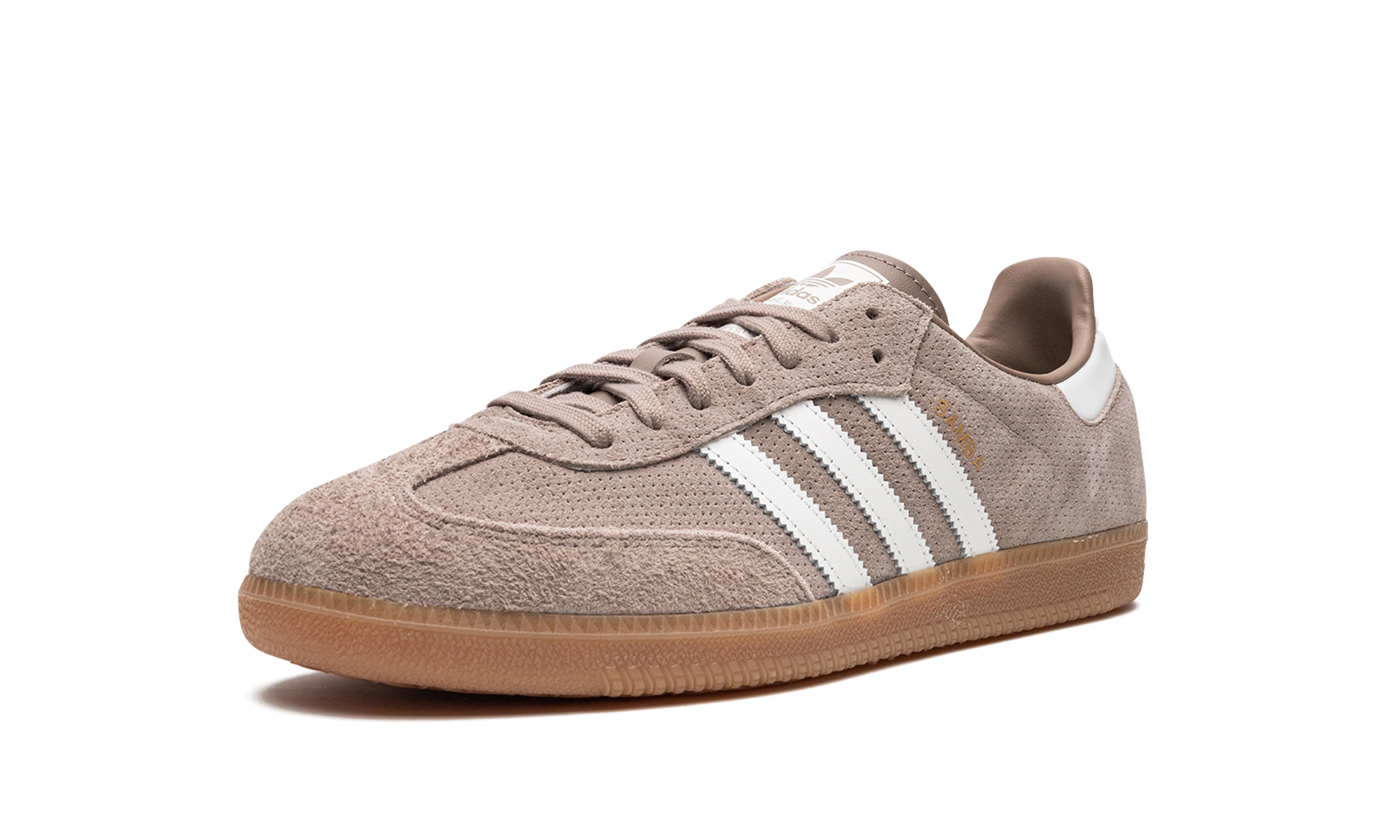 adidas samba og chalky brown gum+HP7903+left diagnol single view