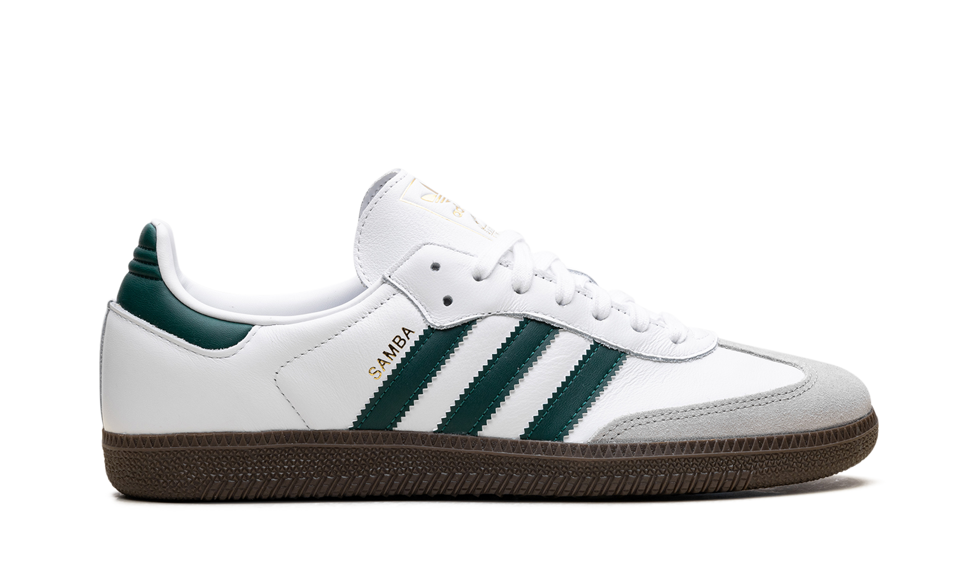 adidas samba og cloud white collegiate green+JH8797+right view