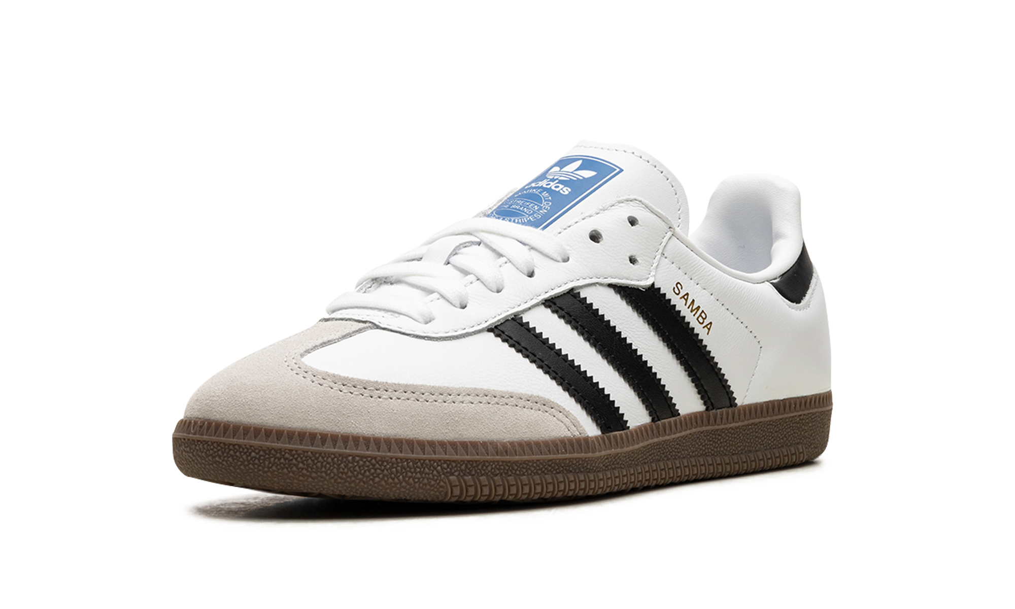 adidas samba og cloud white core black women s+IG9030+left diagnol single view