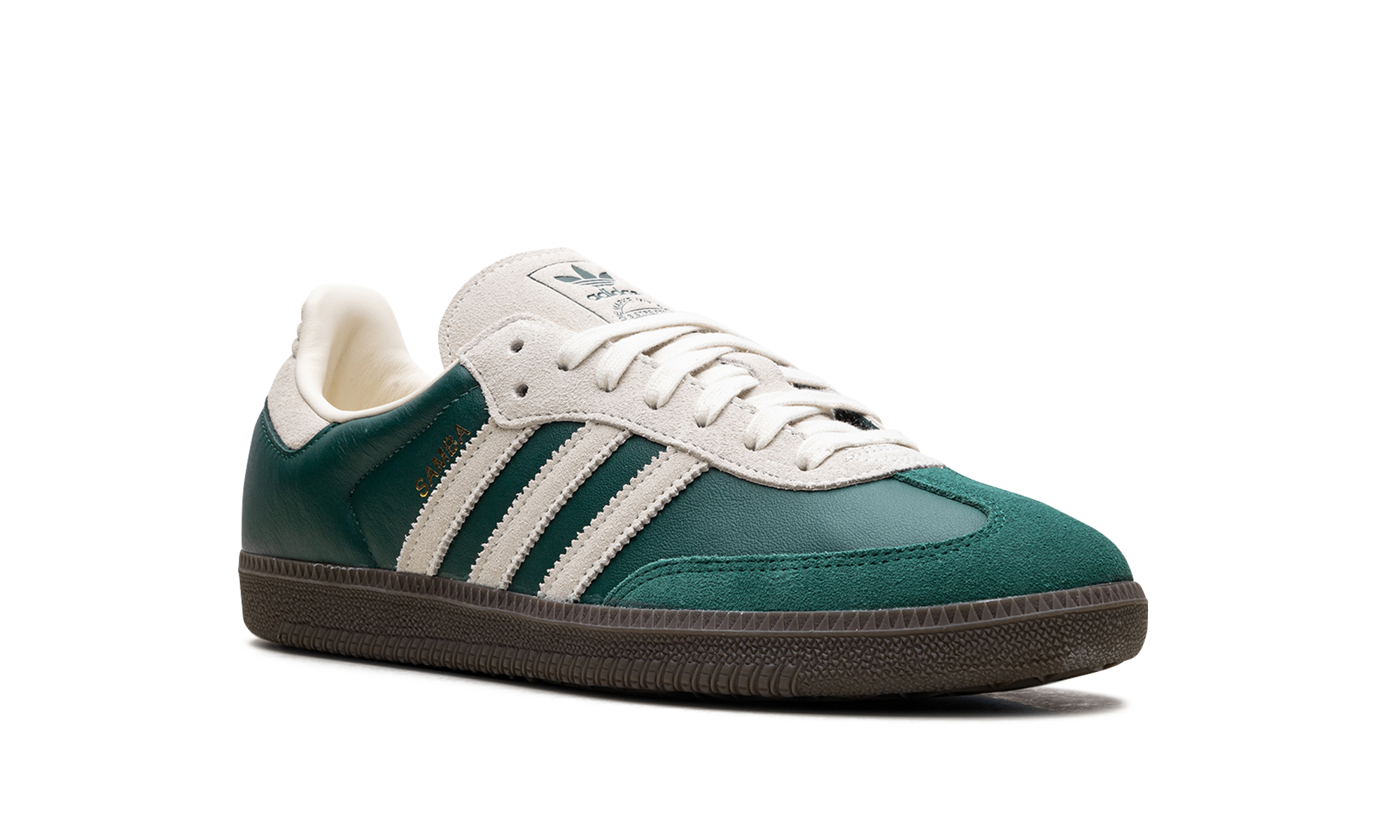 adidas samba og collegiate green cream white+JI3215+diagnol right view