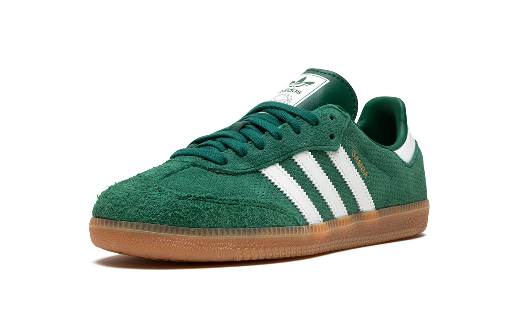adidas samba og collegiate green gum+HP7902+left diagnol single view