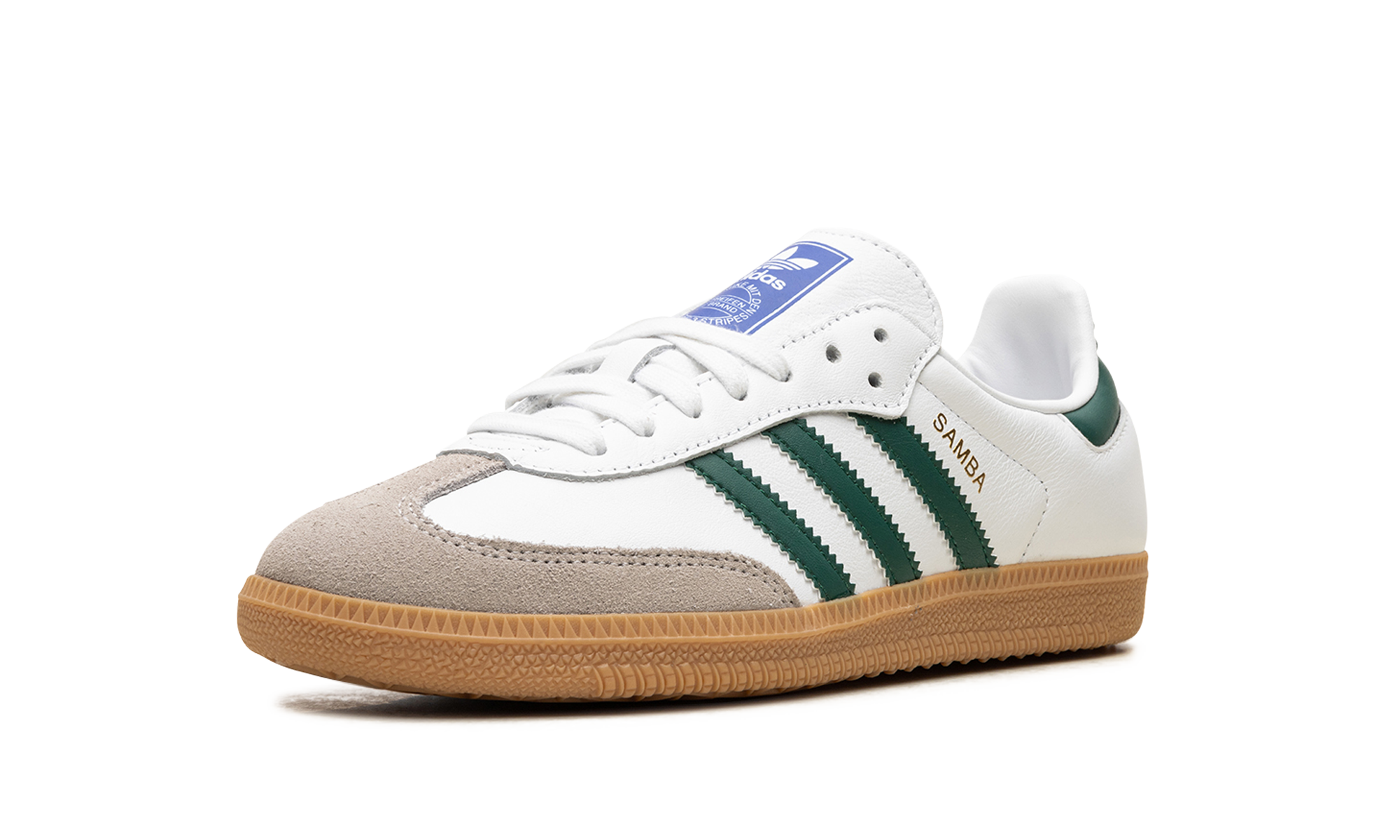 adidas samba og collegiate green+IE3437+left diagnol single view