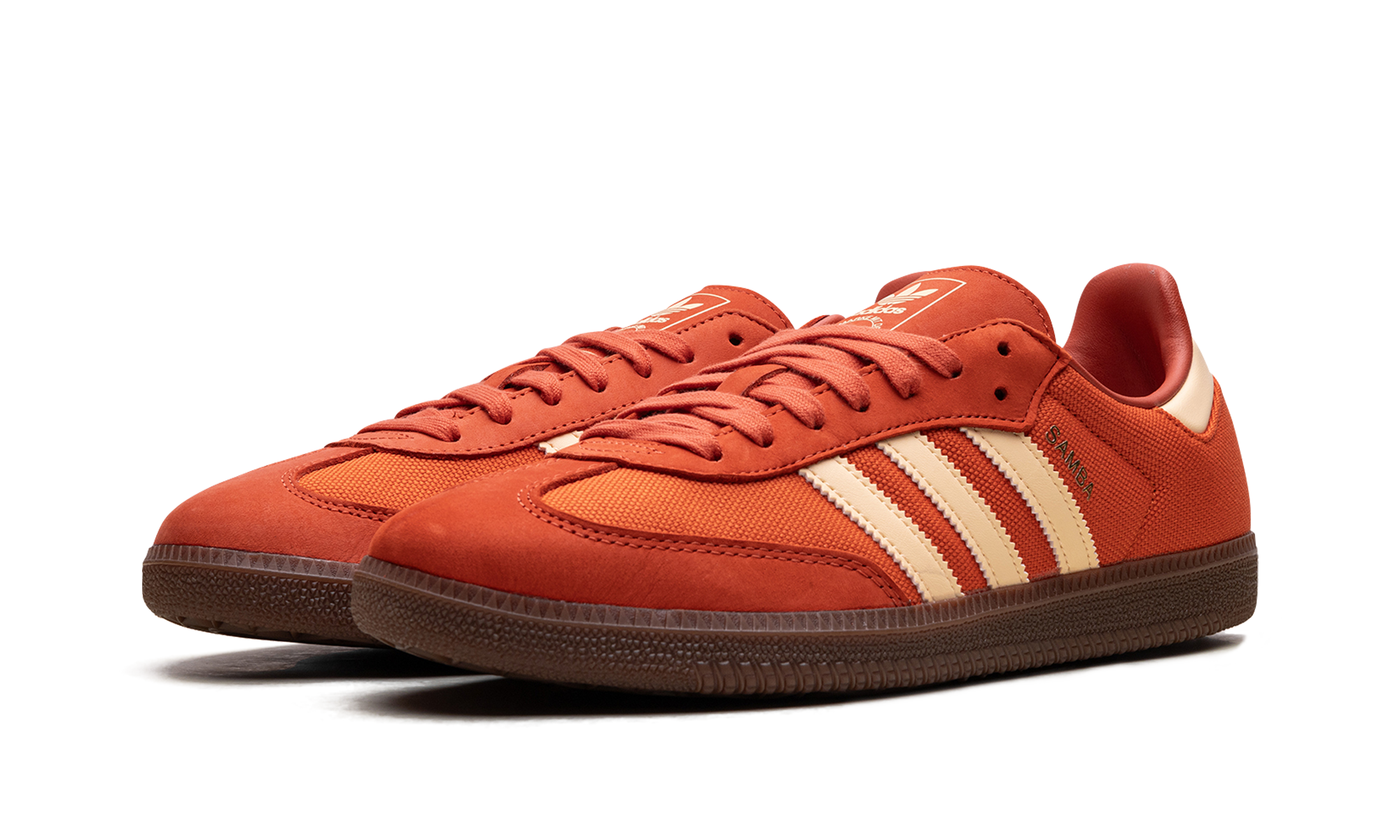 adidas samba og collegiate orange+ID1453+diagnol left view
