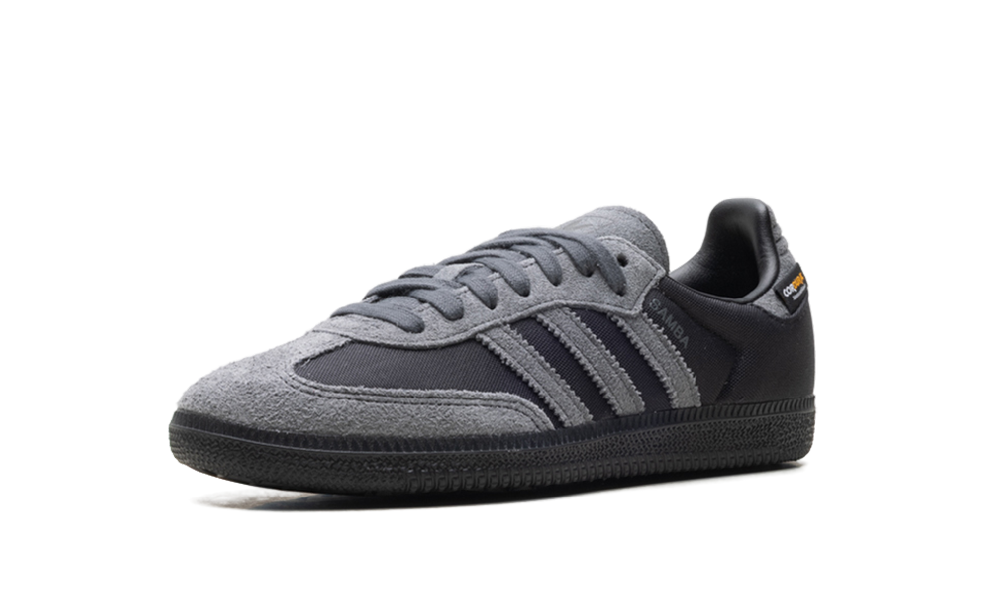 adidas samba og core black grey cordura+JI3214+left diagnol single view