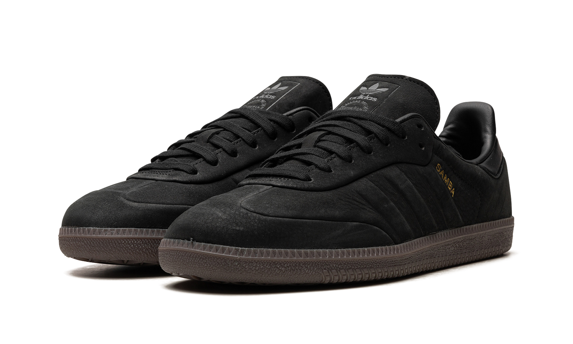 adidas samba og core black+IG1237+diagnol left view