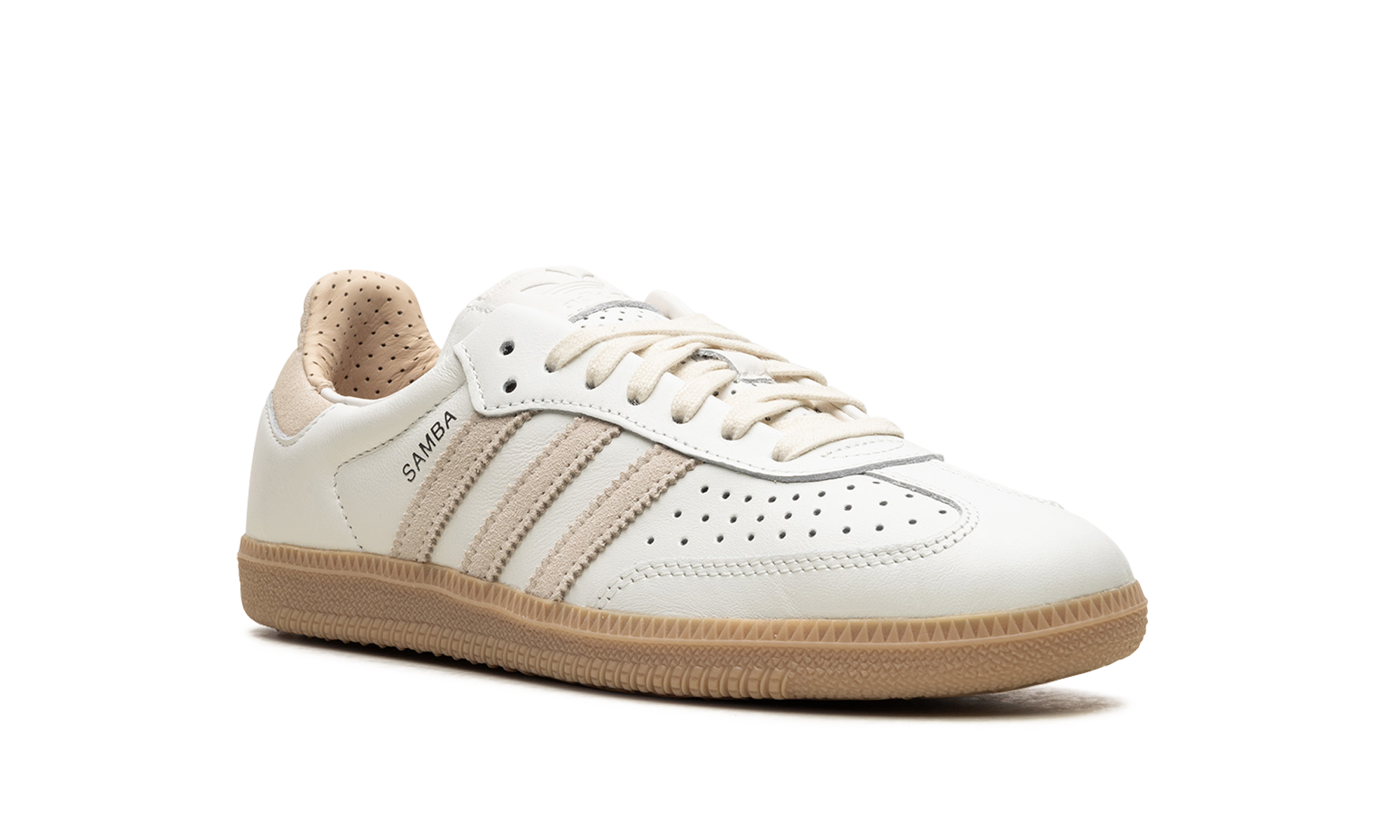 adidas samba og core white magic beige+IG1376+diagnol right view