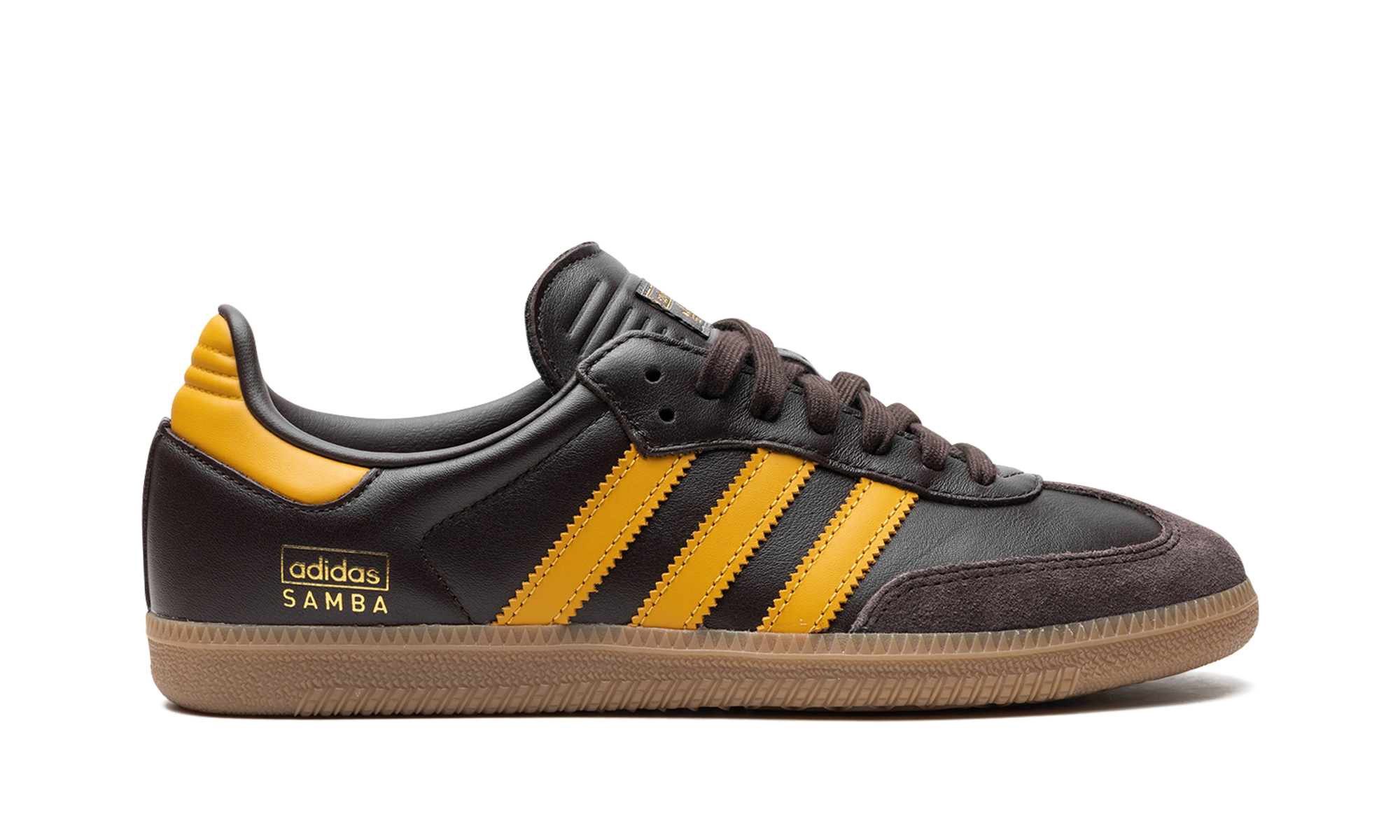 adidas samba og dark brown preloved yellow+IG6174+right view