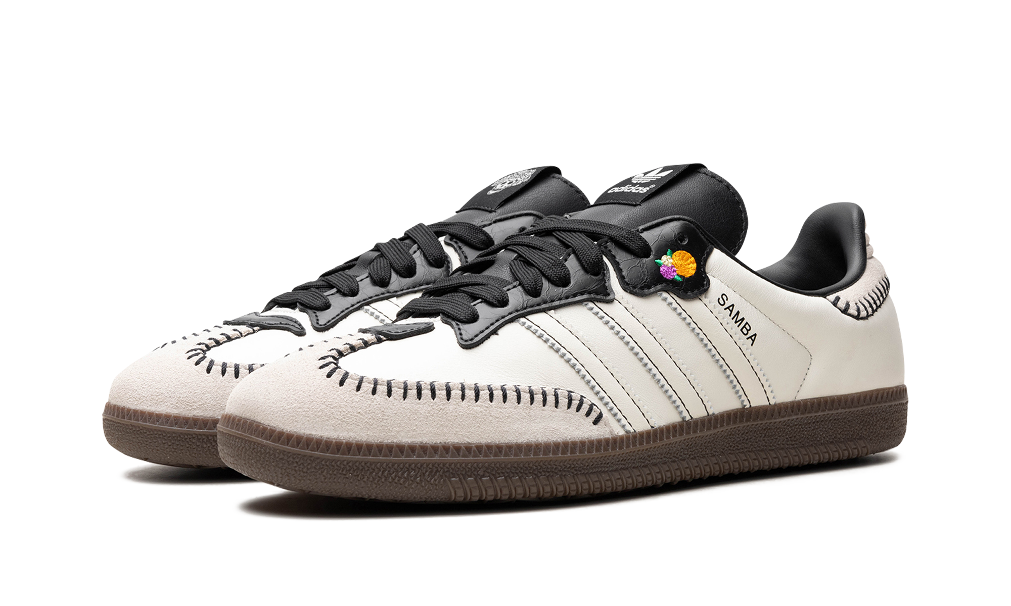 adidas samba og dia de muertos pack off white+JI3931+diagnol left view