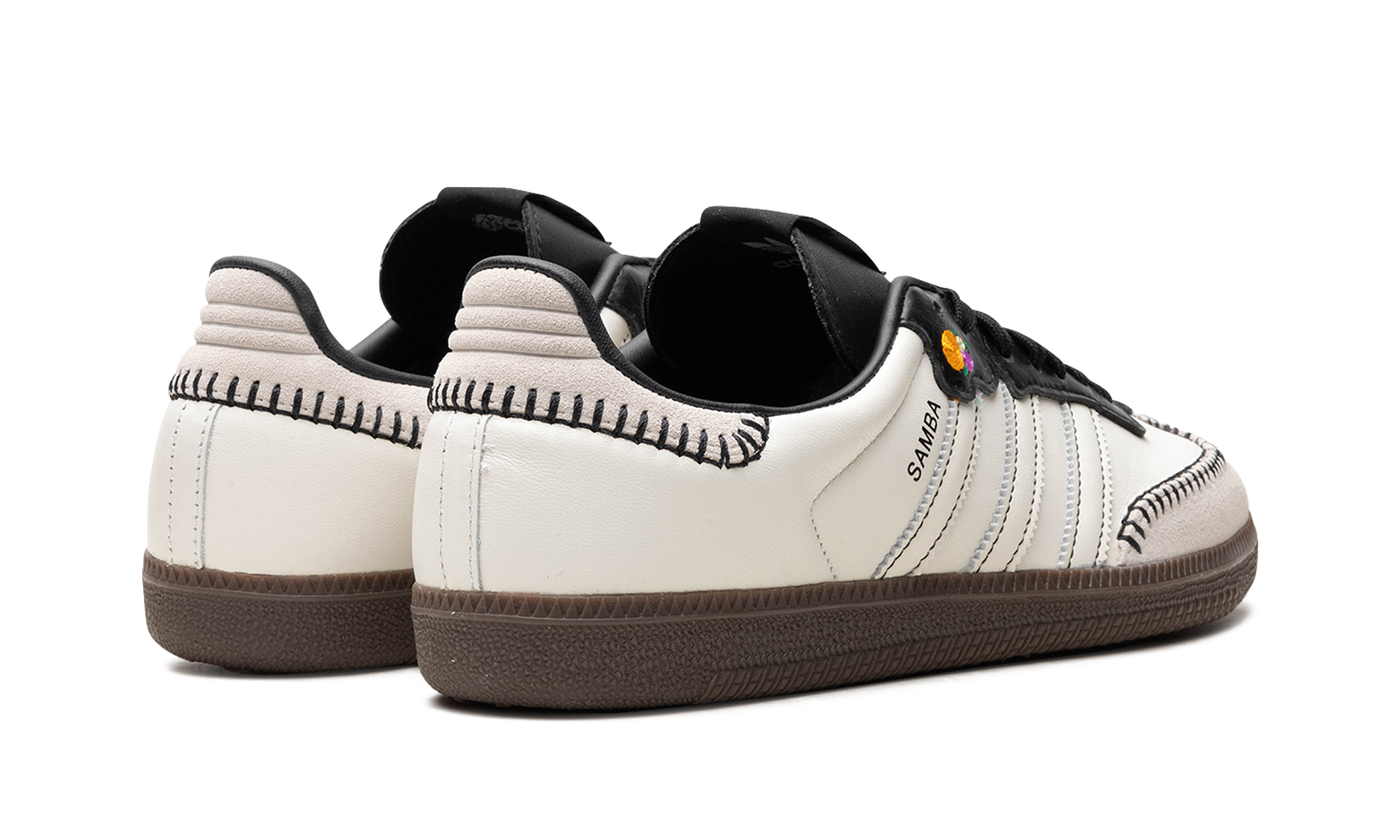 adidas samba og dia de muertos pack off white+JI3931+diagnol right behind view