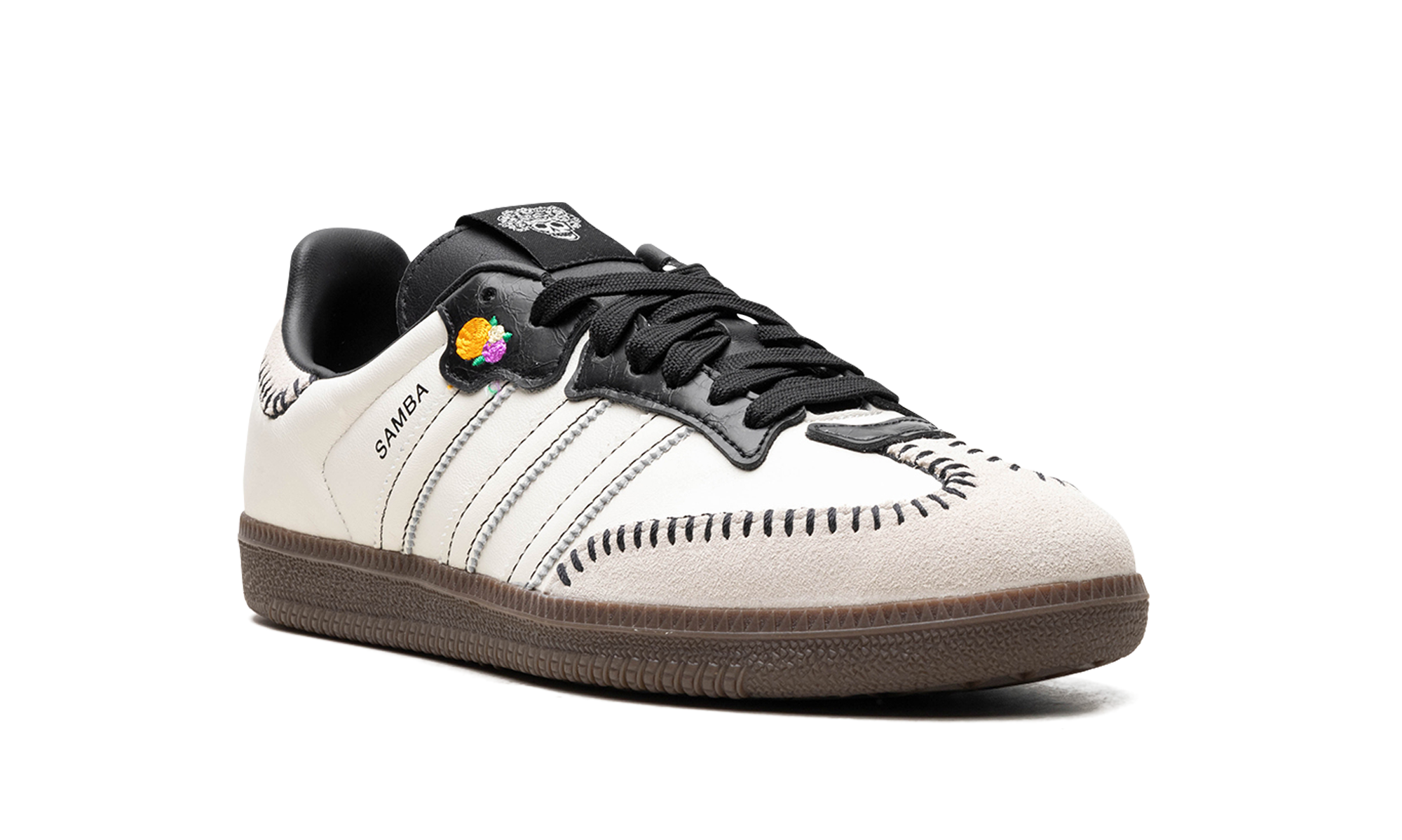 adidas samba og dia de muertos pack off white+JI3931+diagnol right view