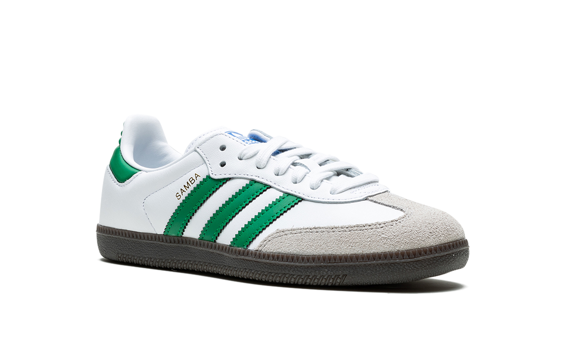 adidas samba og footwear white green+IG1024+diagnol right view