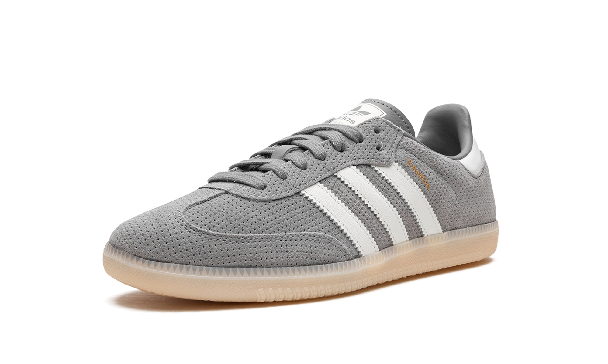 adidas samba og grey bliss orange+HP7905+left diagnol single view