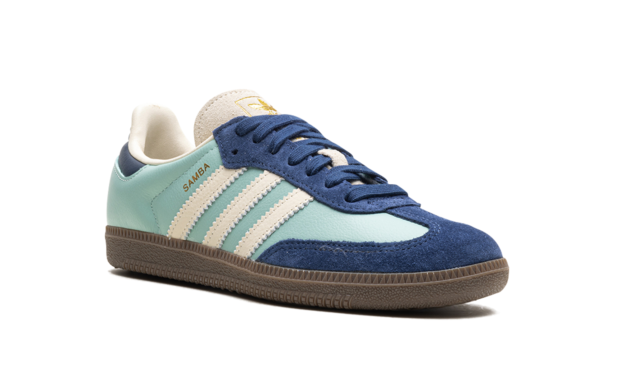 adidas samba og hazy green night indigo women s+JI4208+diagnol right view
