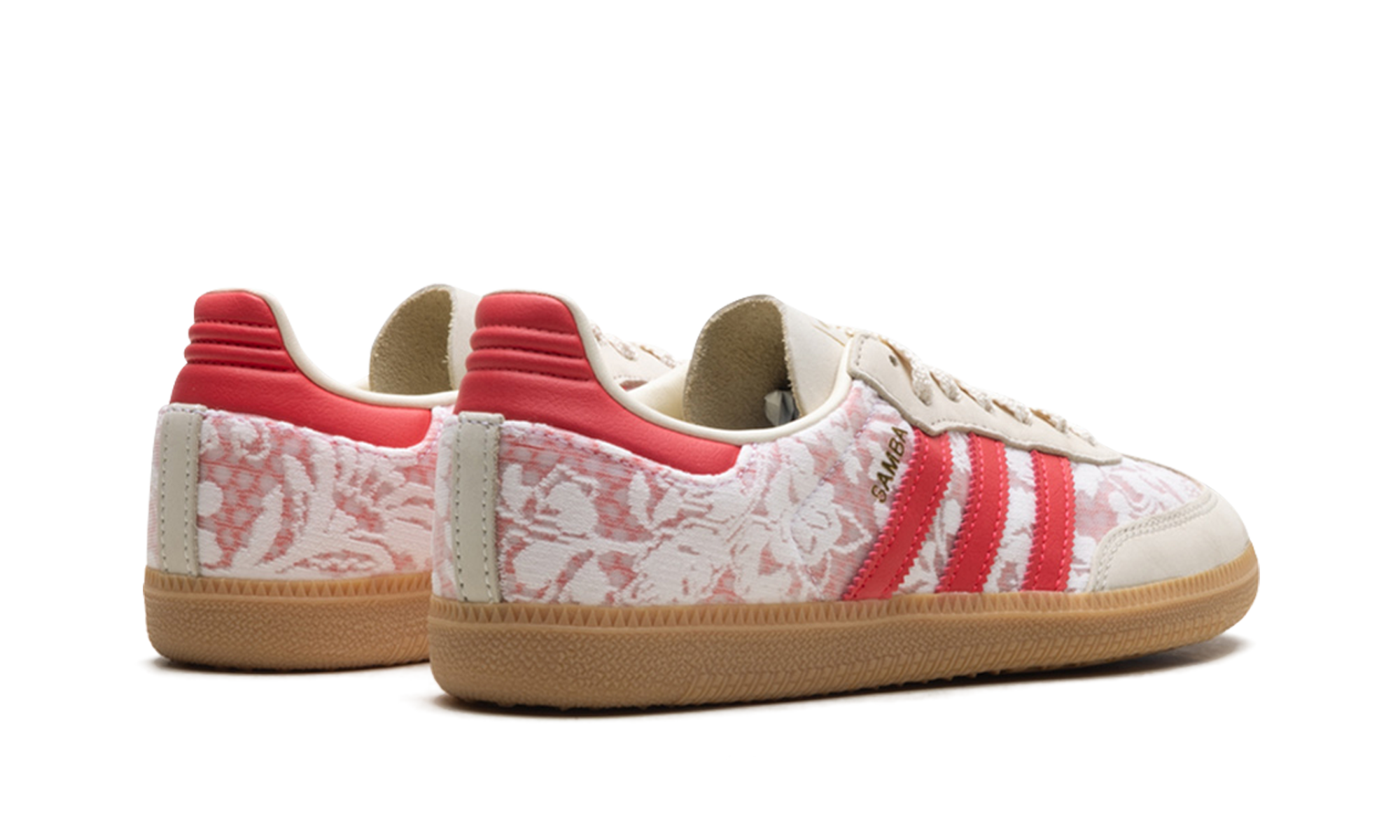 adidas samba og liberty london better scarlet women s+JR8841+diagnol right behind view