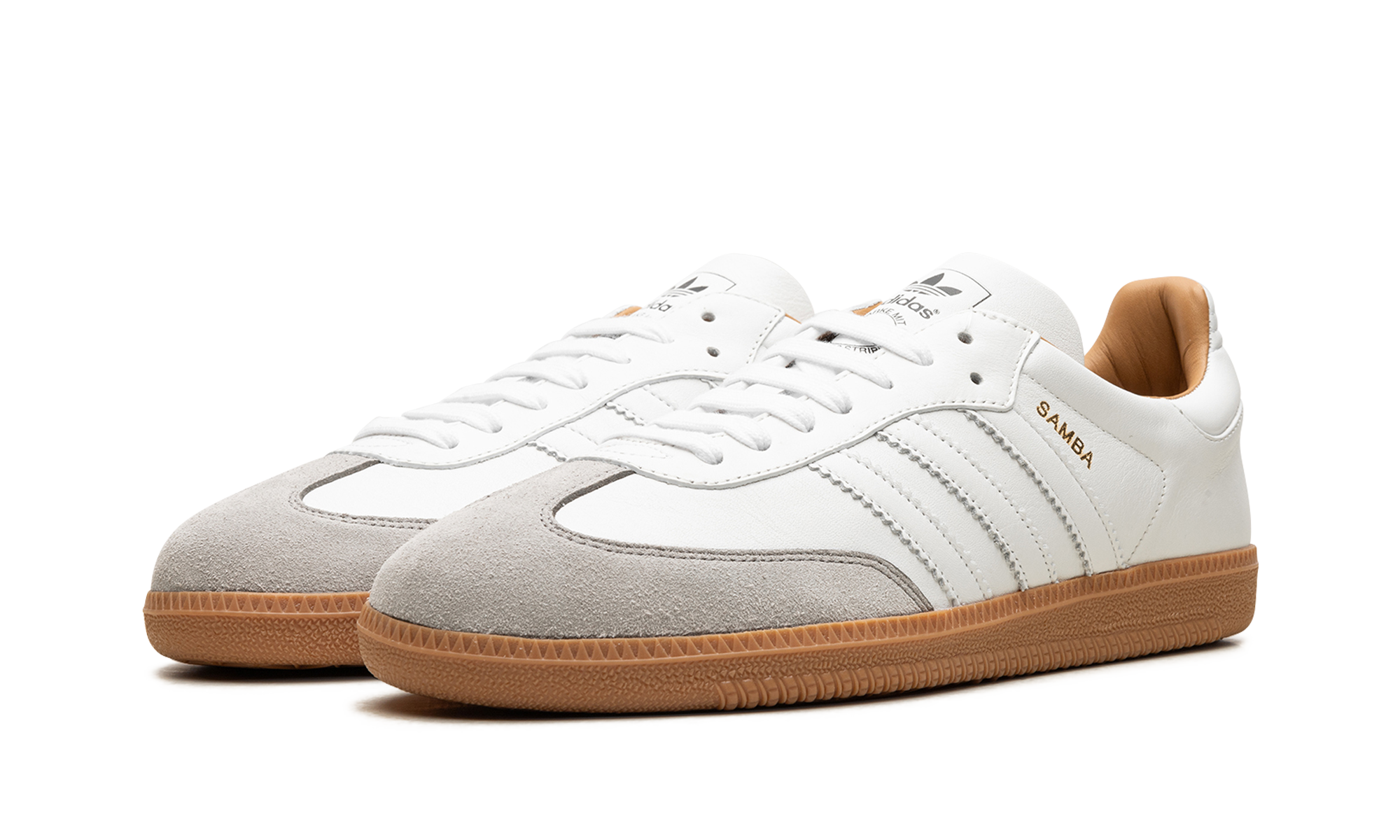 adidas samba og made in italy core white+ID2865+diagnol left view