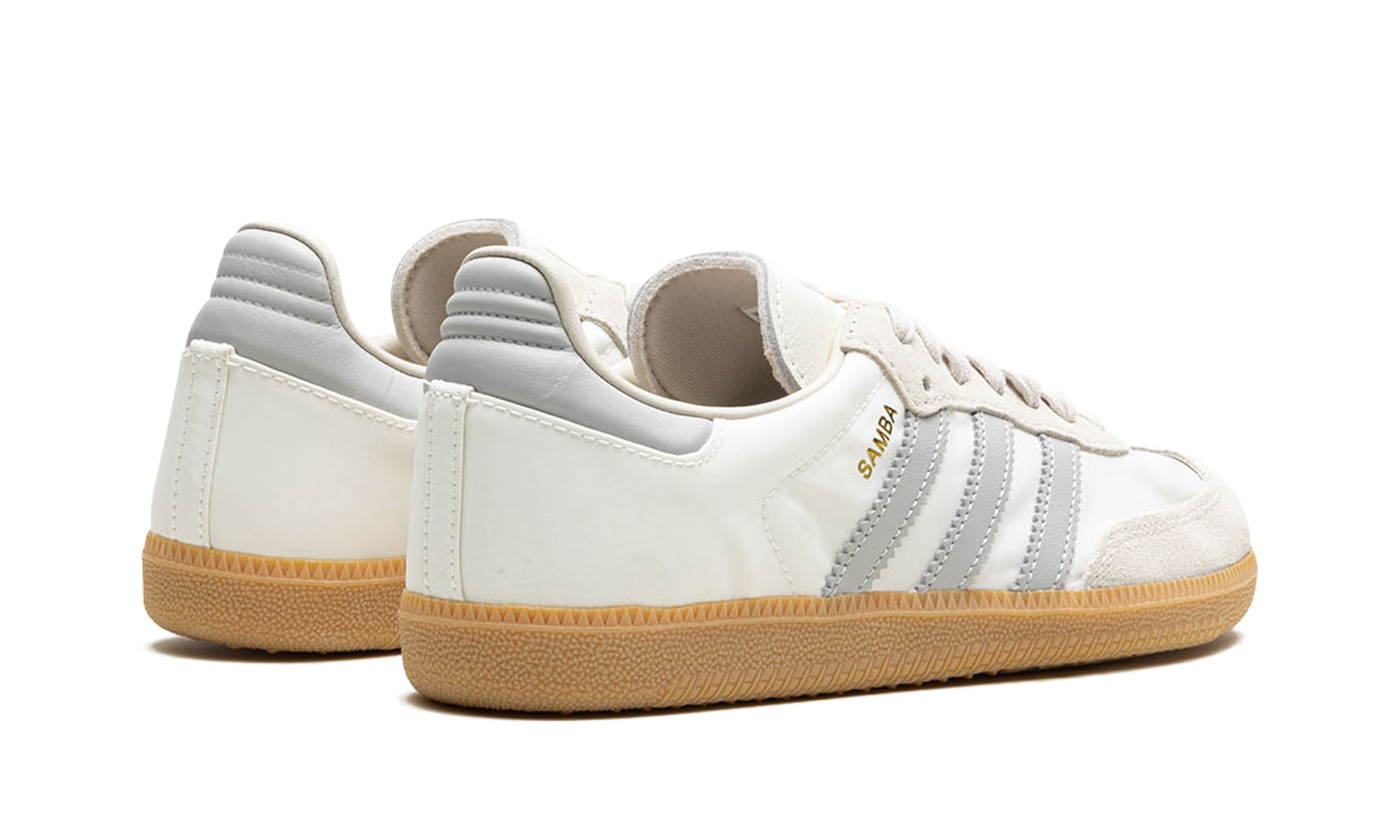 adidas samba og off white alluminum+ID1448+diagnol right behind view