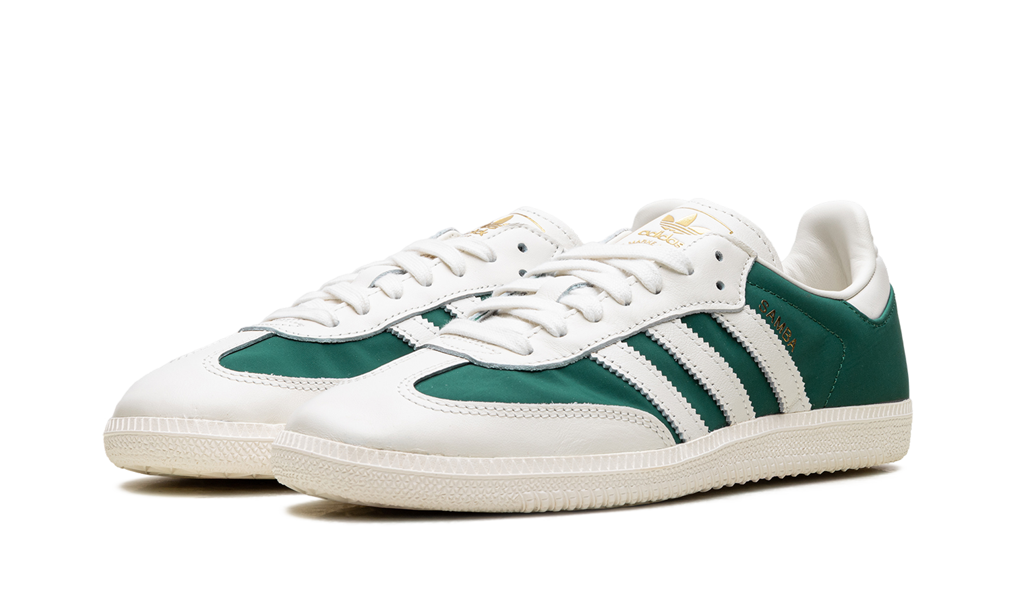 adidas samba og off white collegiate green+JI3205+diagnol left view