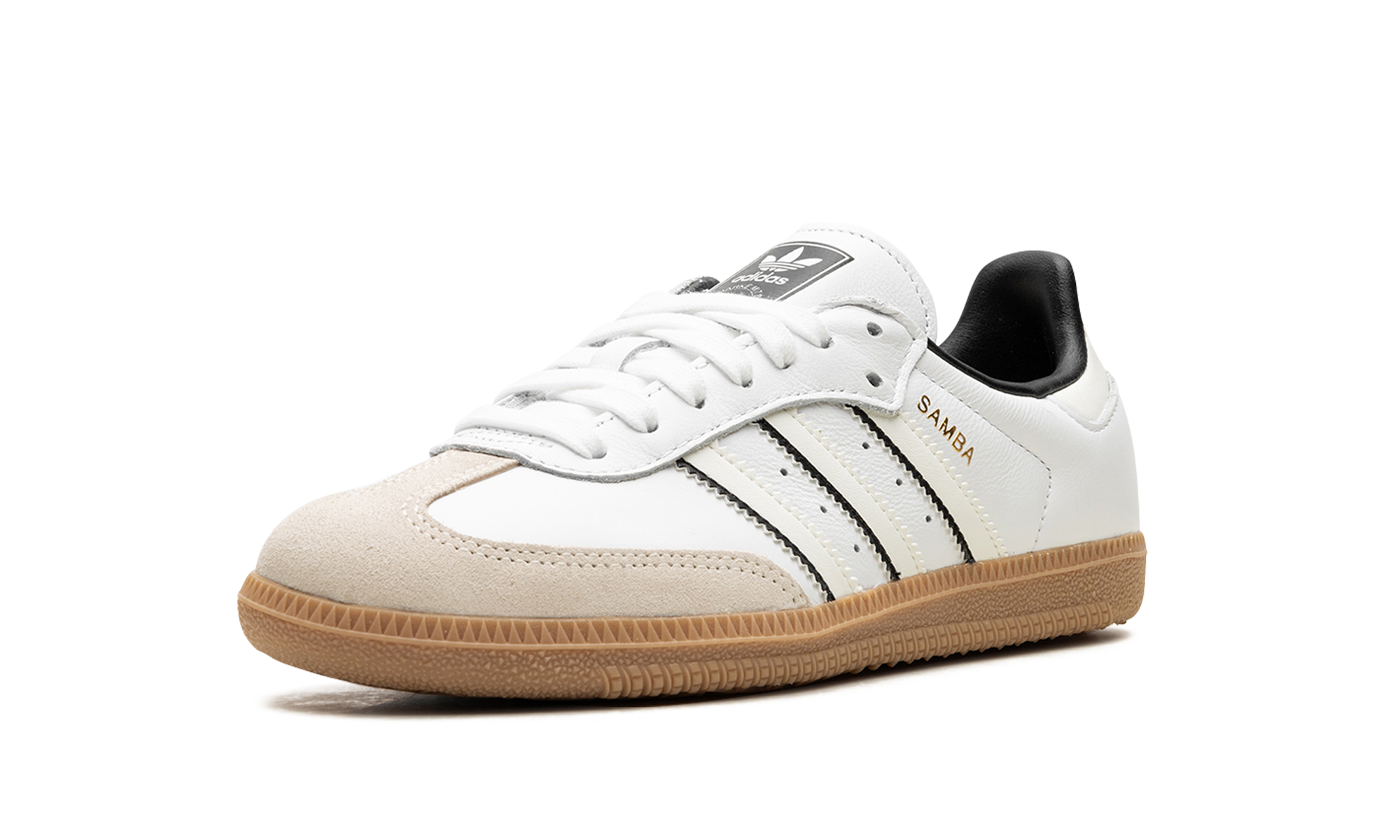 adidas samba og off white core black+ID1480+left diagnol single view