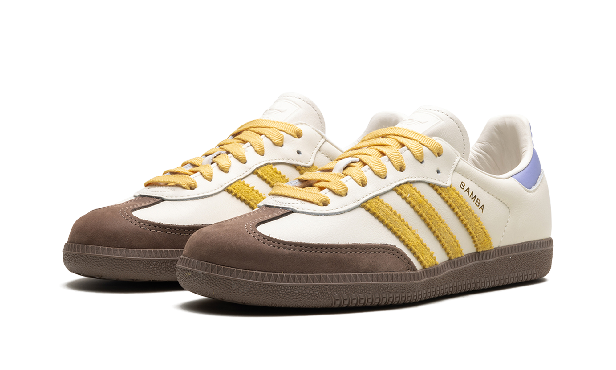 adidas samba og off white violet tone women s+IE0875+diagnol left view